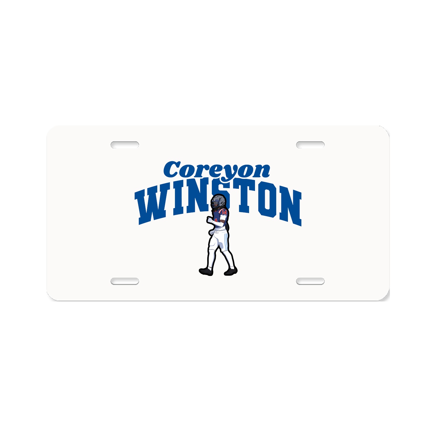 License Plate — Signature Arch in Classic