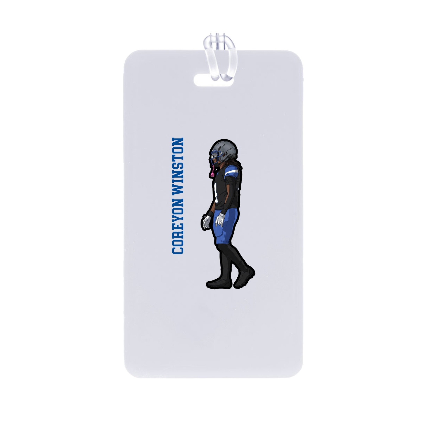 Bag Tag — Name Vertical in Classic