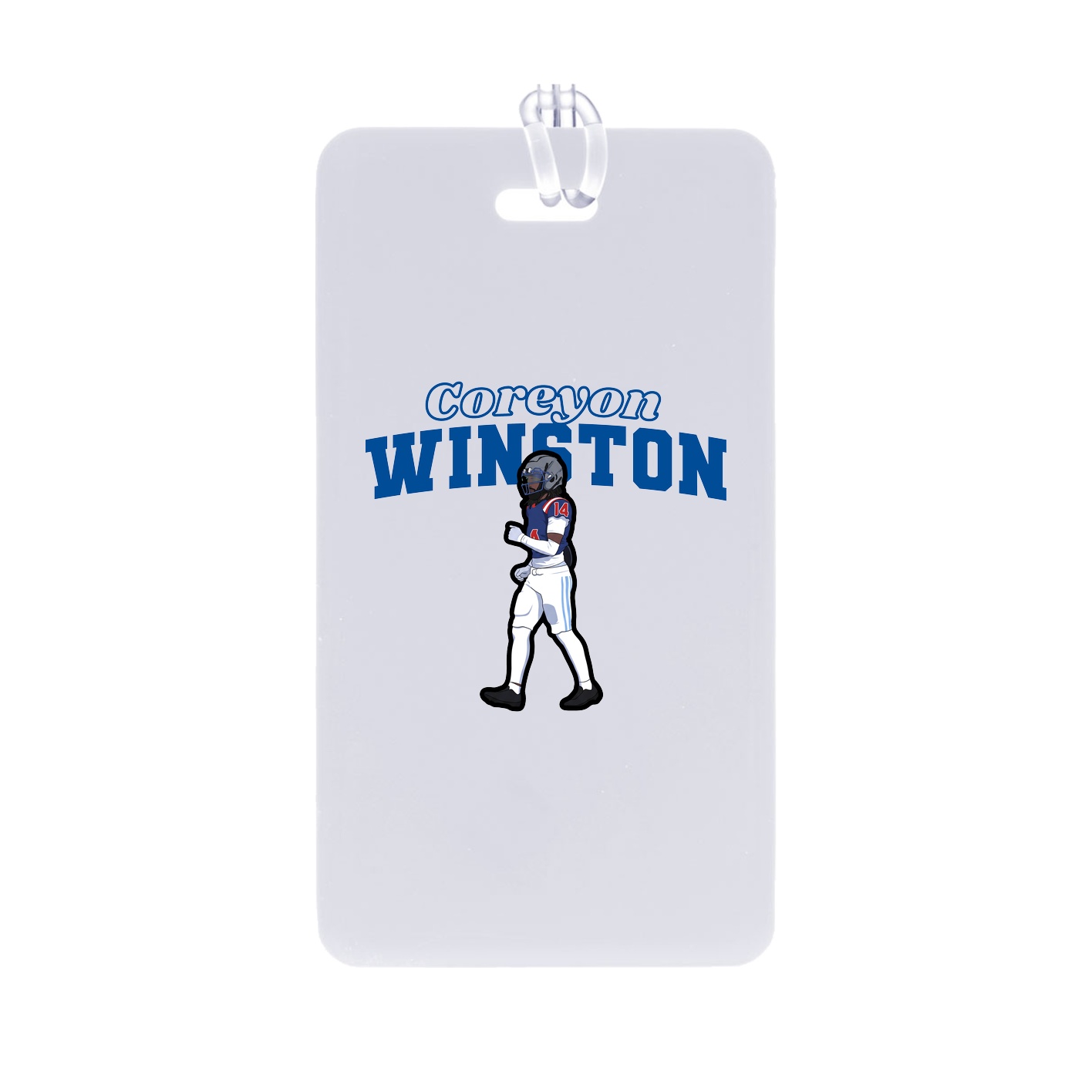 Bag Tag — Name Arch in Classic