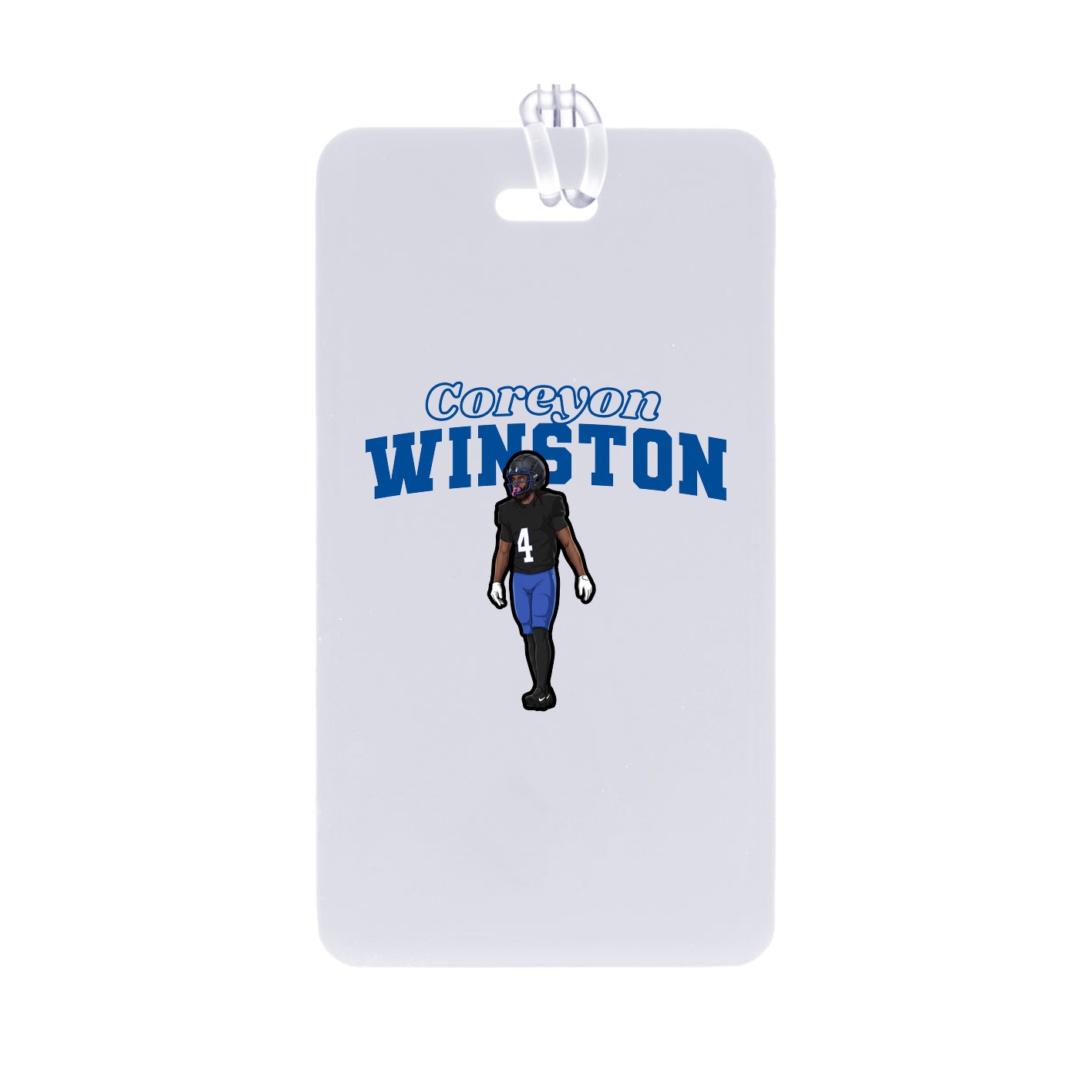 Bag Tag — Name Arch in Classic