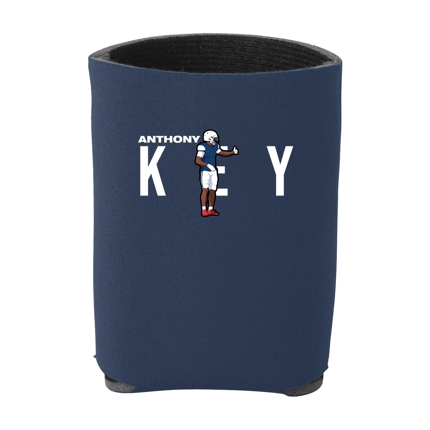 Can Holder — Player Name in Navy