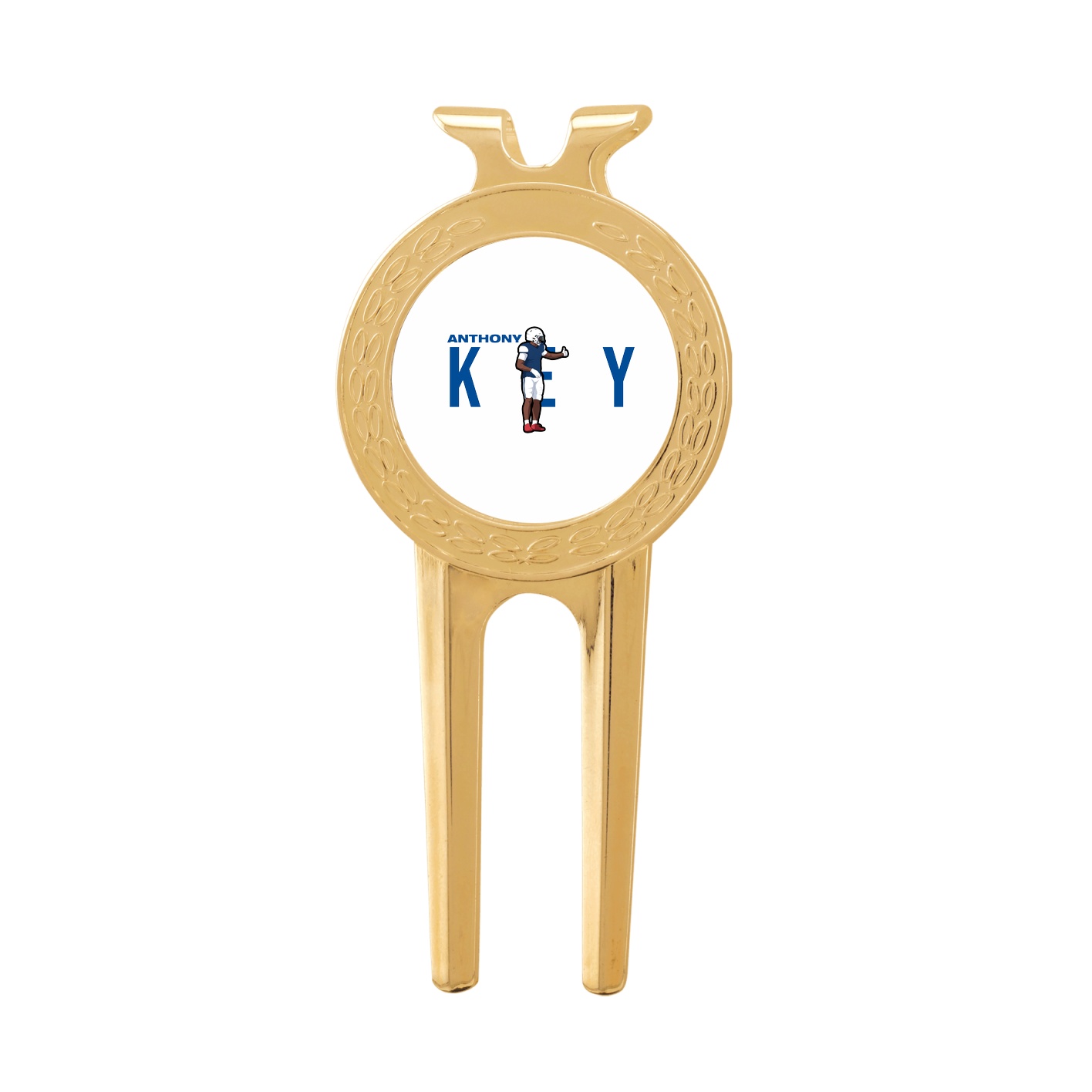 Divot Tool with Ball Marker — Player Name in Classic