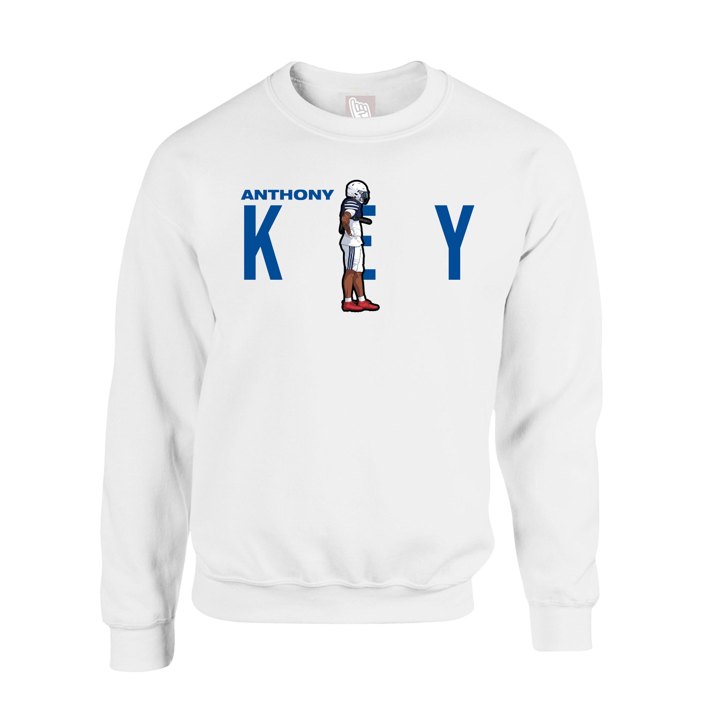 Fleece Crew — Player Name in White