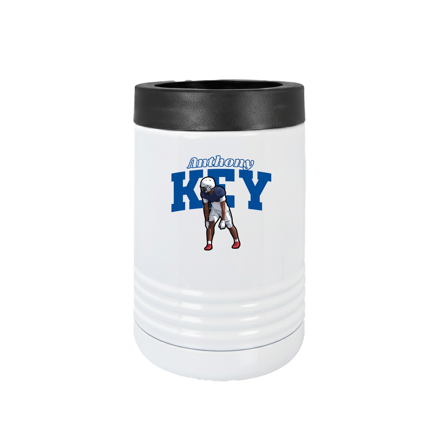 Beverage Holder — Name Arch in White