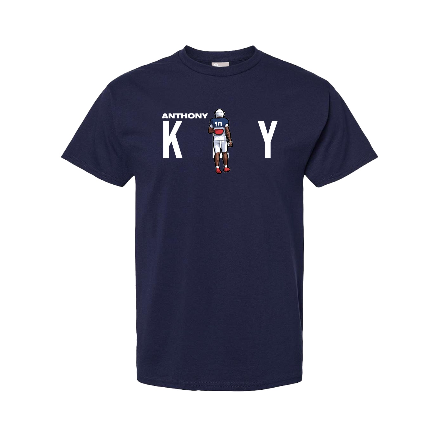 Tee — Player Name in Navy