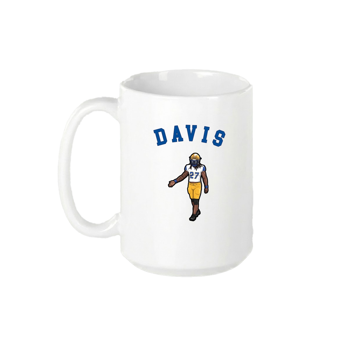15oz Coffee Mug — Shirsey Arch in White