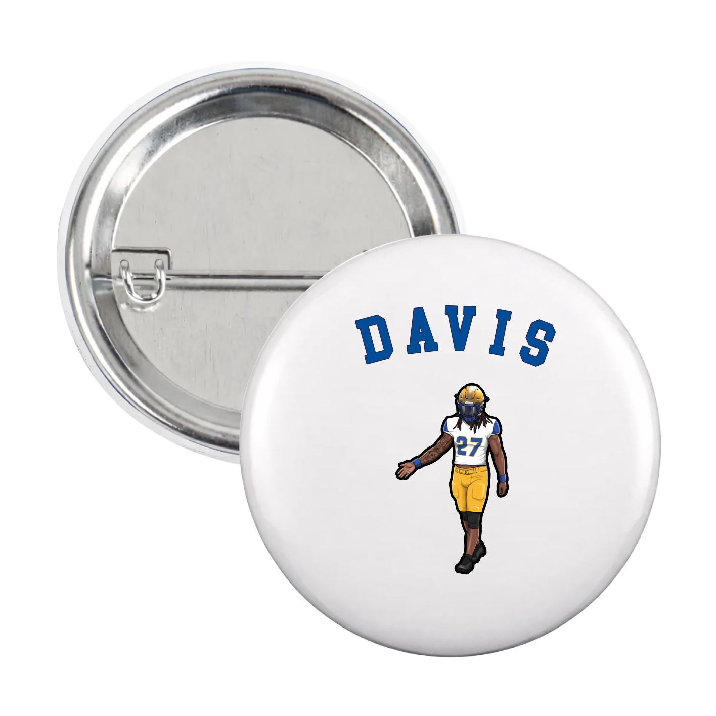 Game Day Button — Shirsey Arch in White