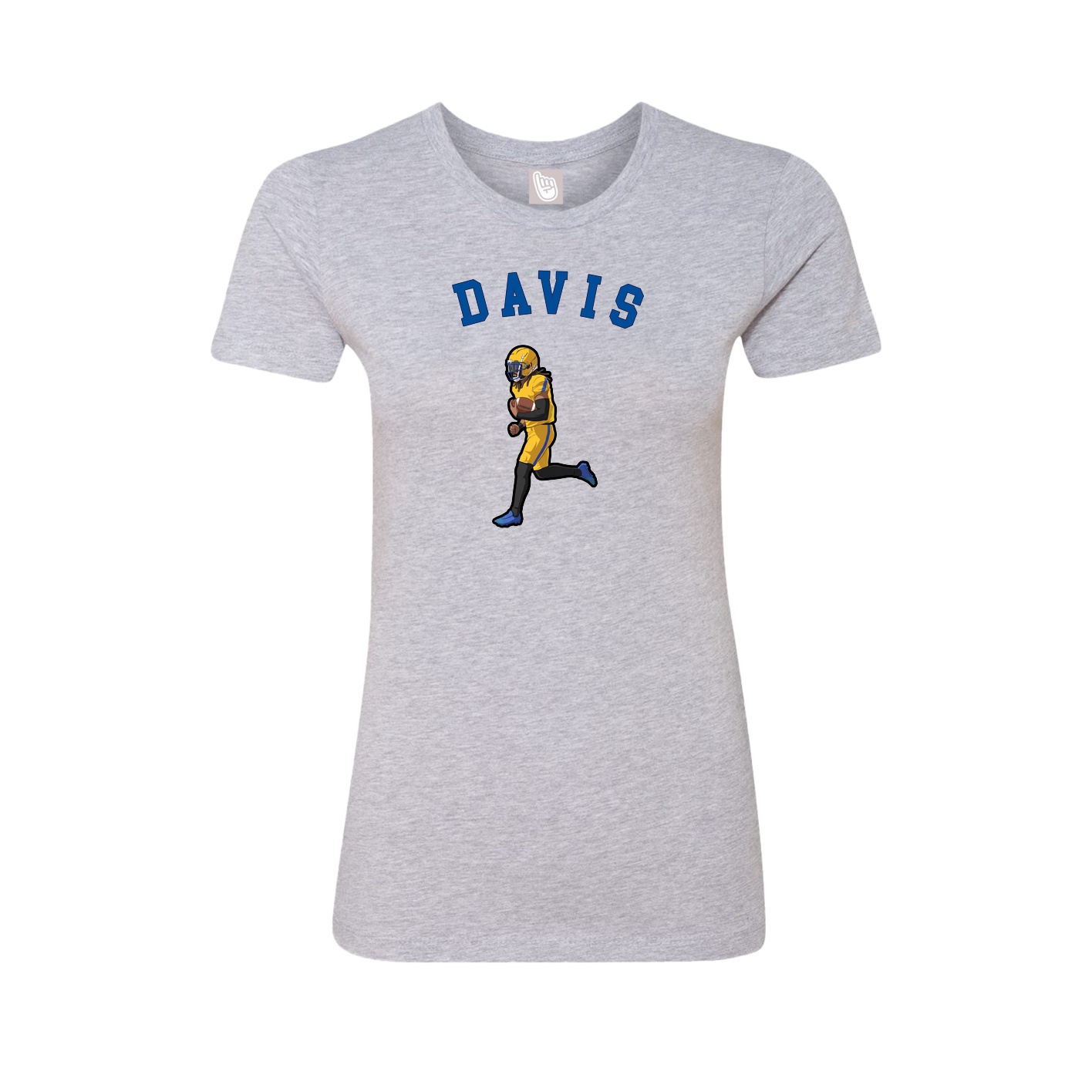 Fitted Women's Tee — Shirsey Arch in Grey