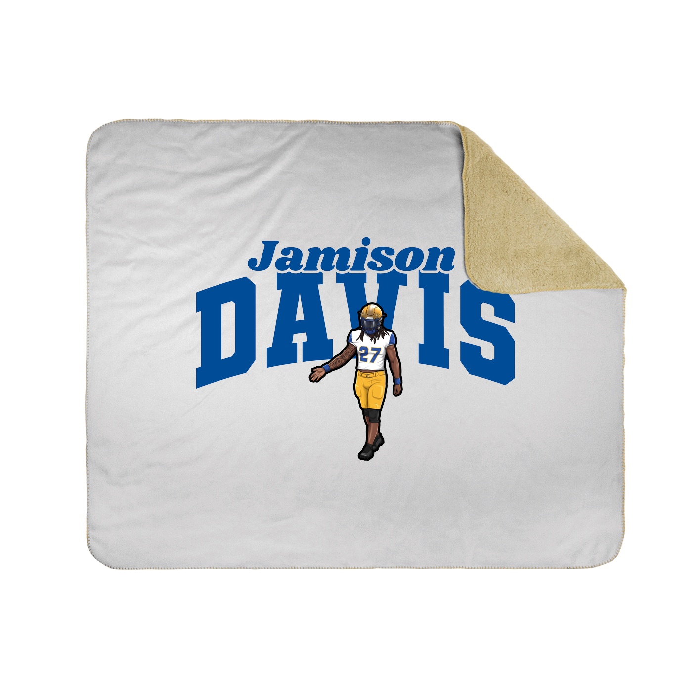 Throw Blanket — Signature Arch in White