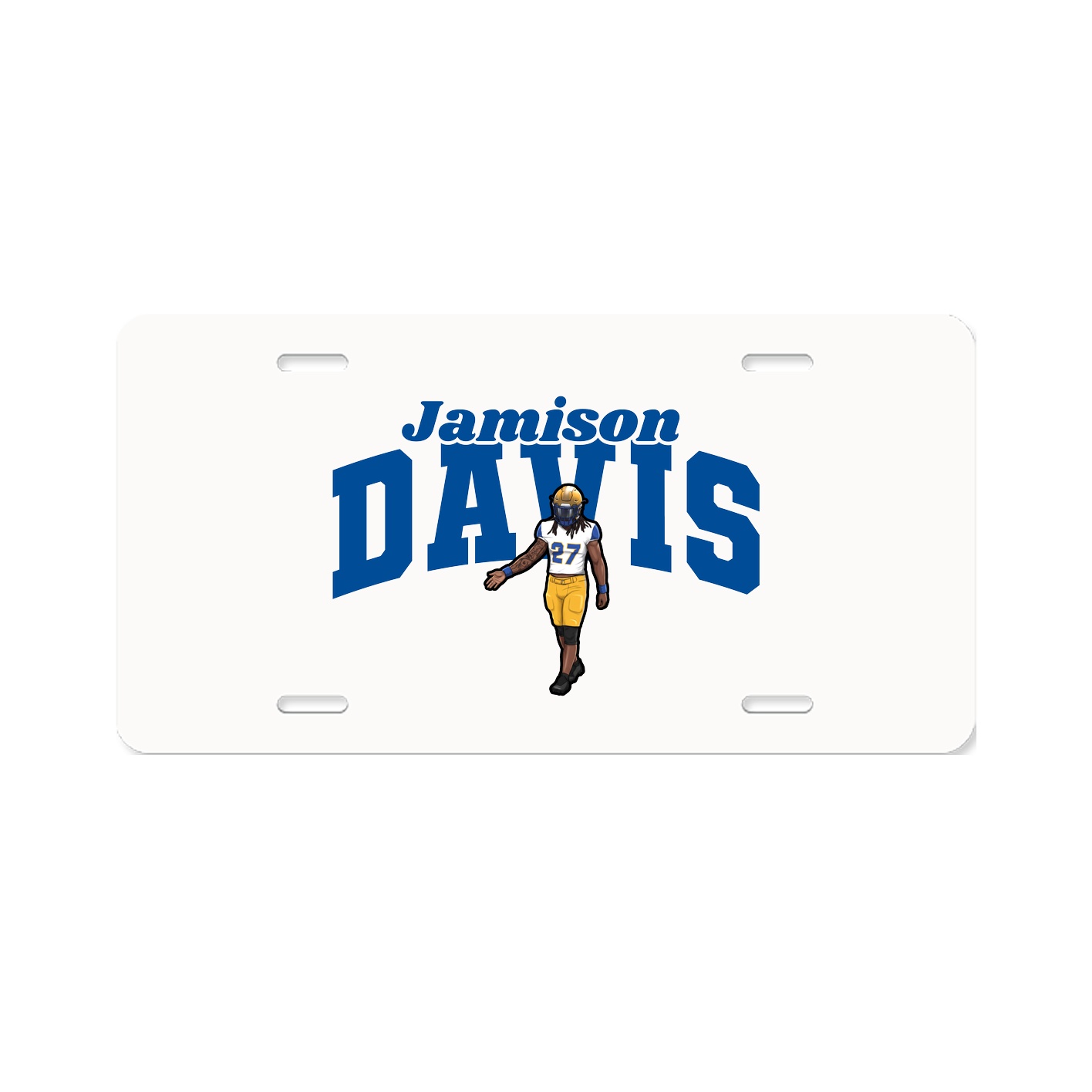 License Plate — Signature Arch in Classic