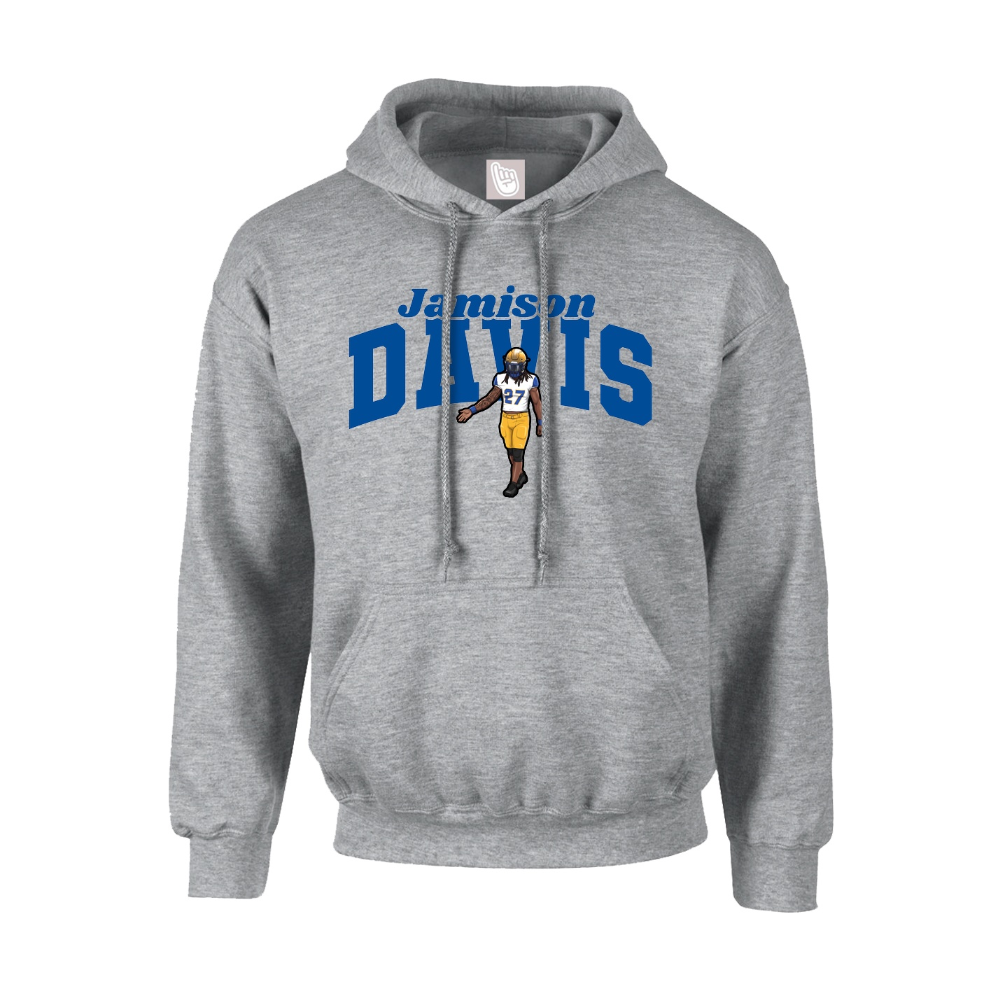 Hoodie — Signature Arch in Grey