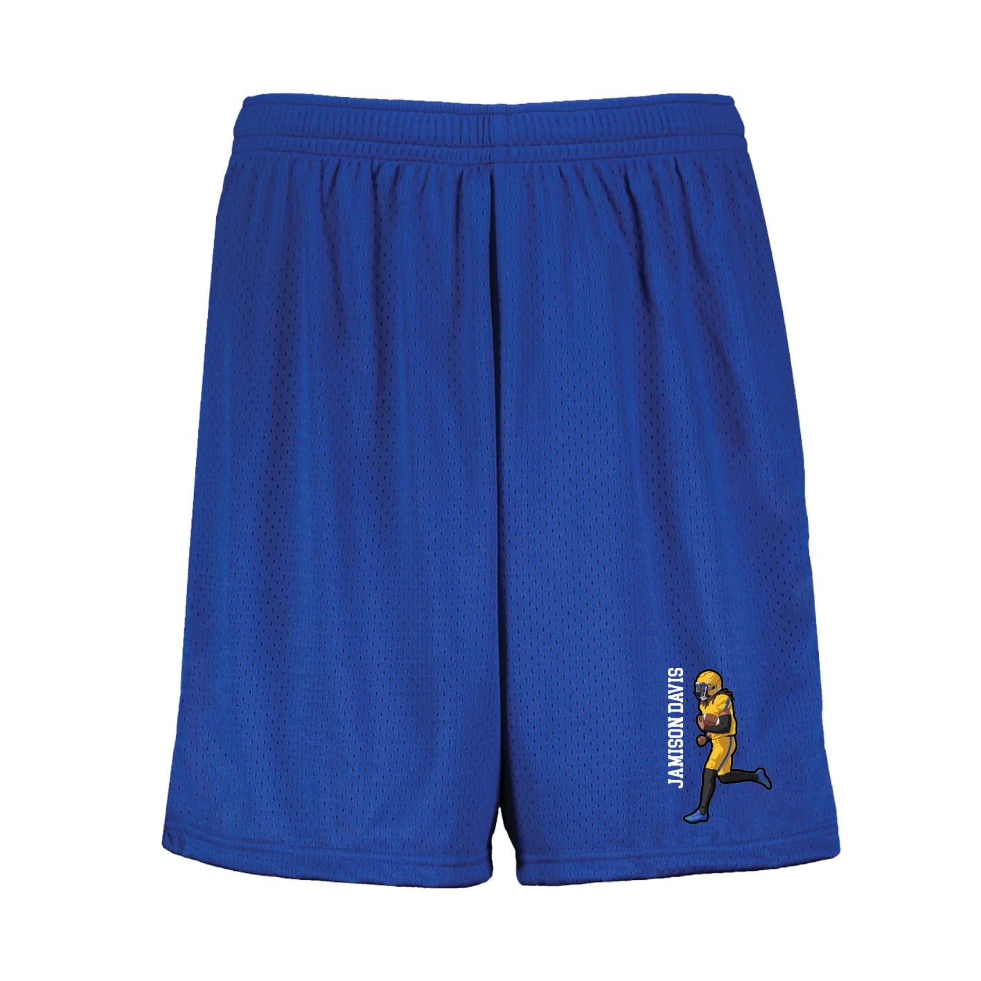 Shorts — Name Vertical in Royal