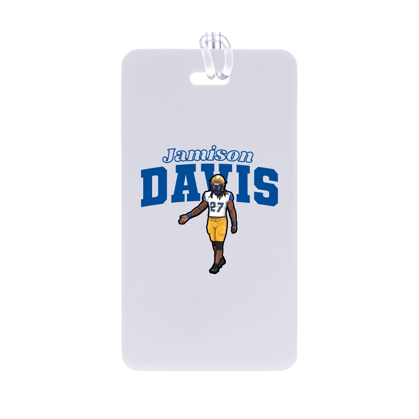 Bag Tag — Name Arch in Classic