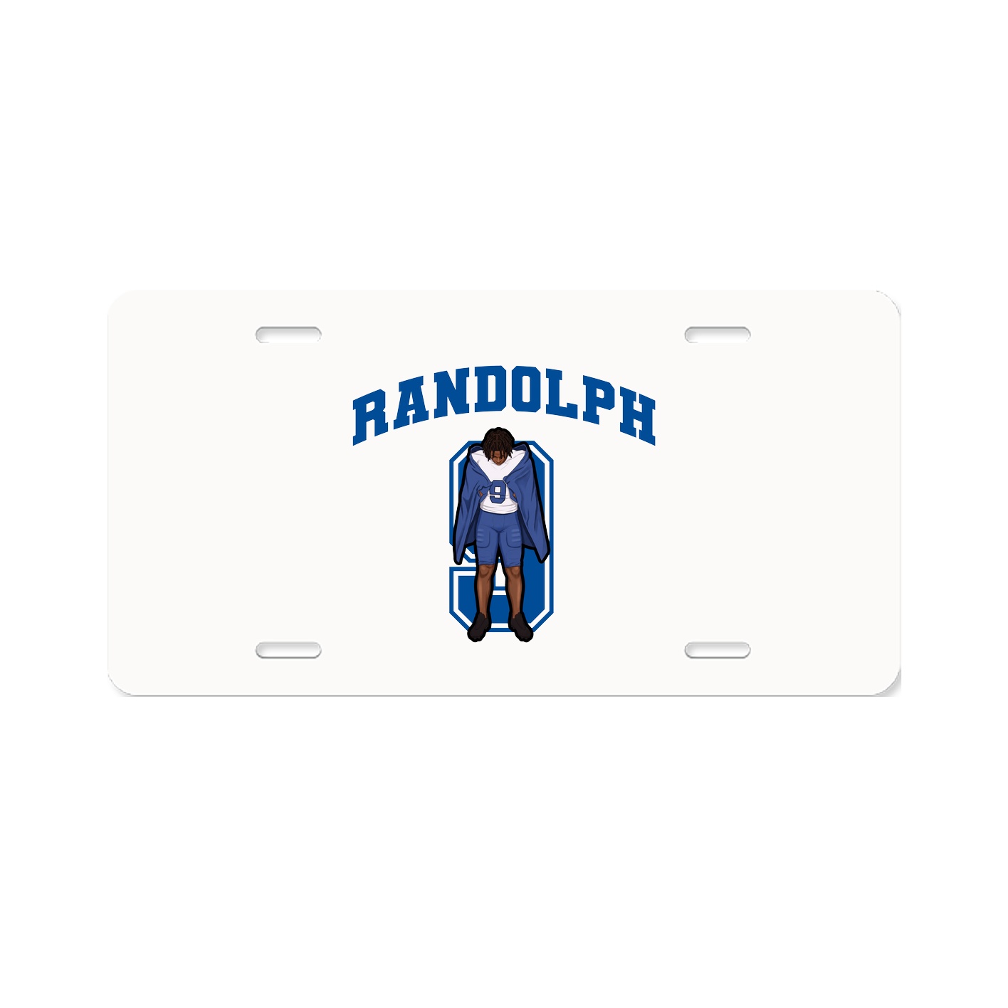 License Plate — Number in Classic