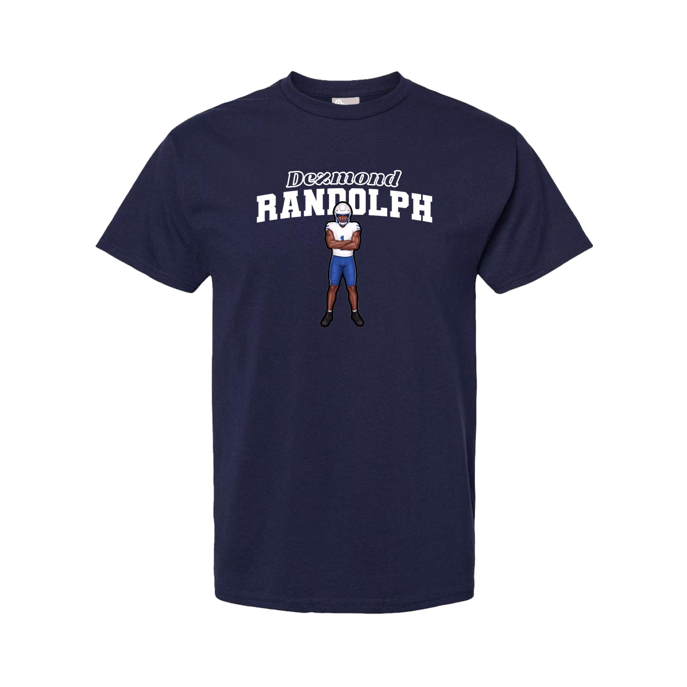 Tee — Name Arch in Navy
