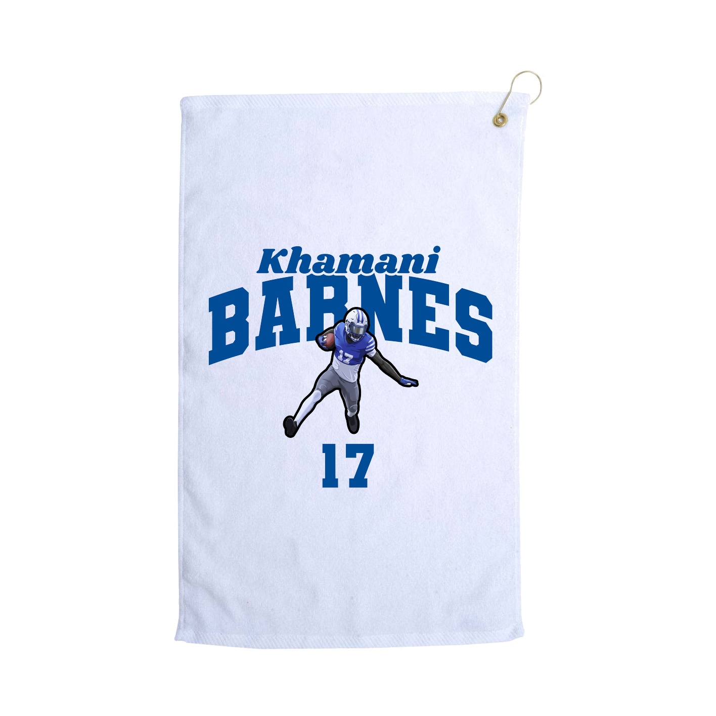 Golf Towel — Signature Arch in White