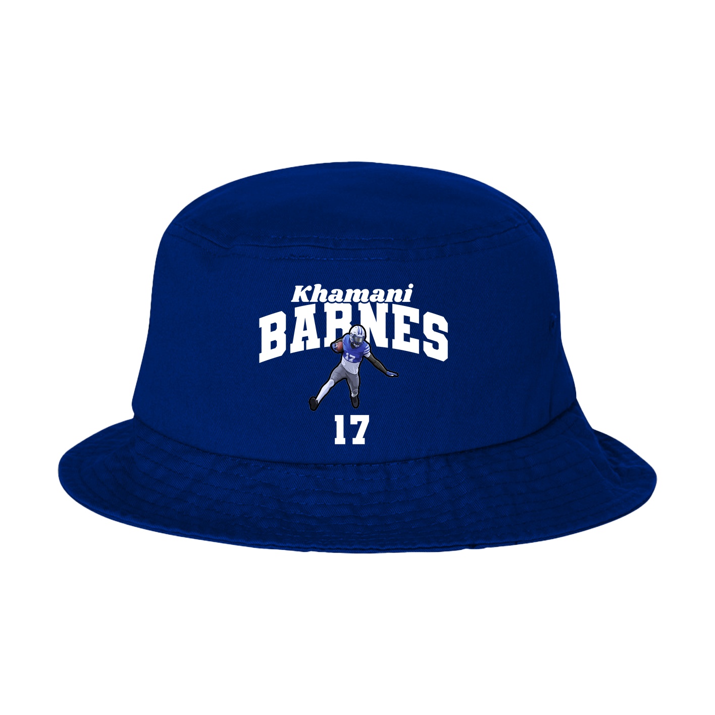 Bucket Cap — Signature Arch in Royal Blue