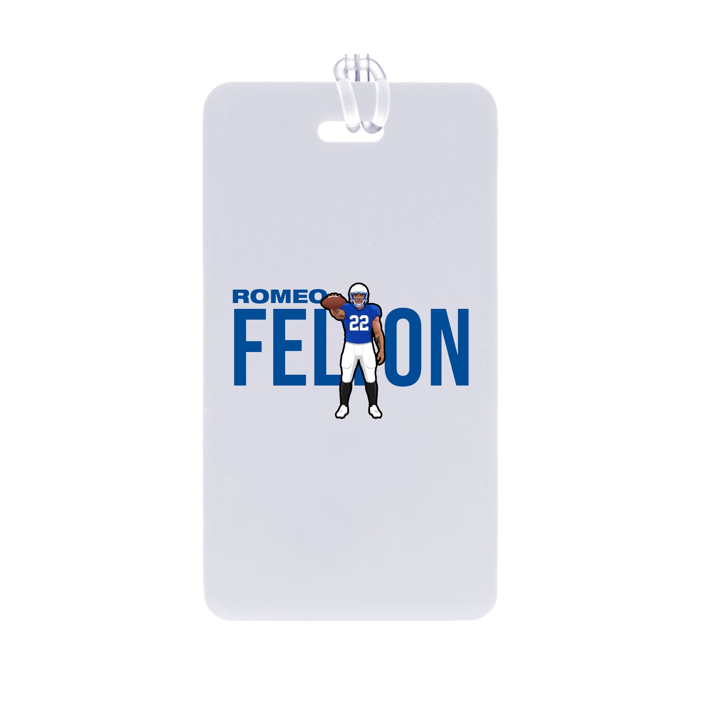 Bag Tag — Player Name in Classic