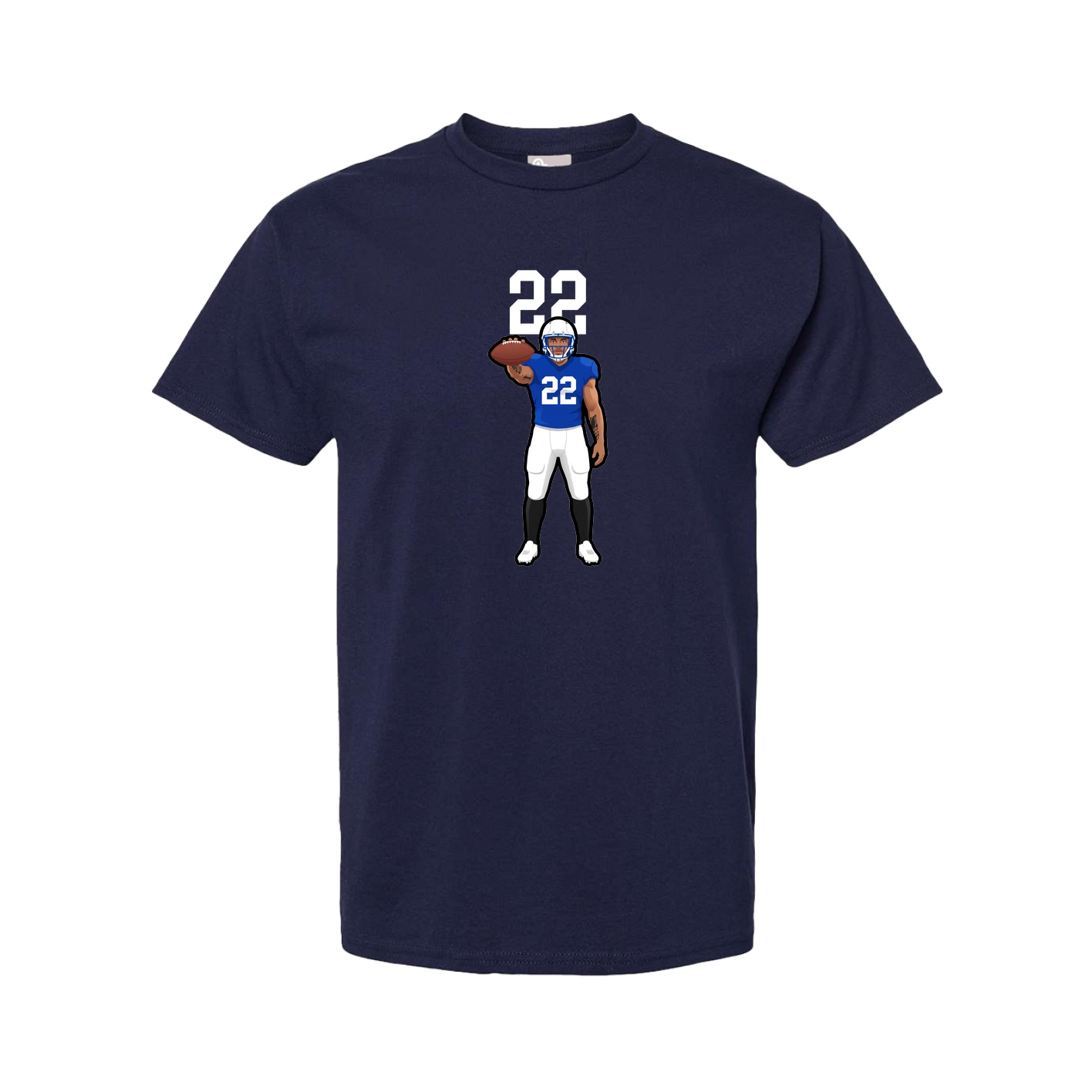 Youth Tee — Number Top in Navy