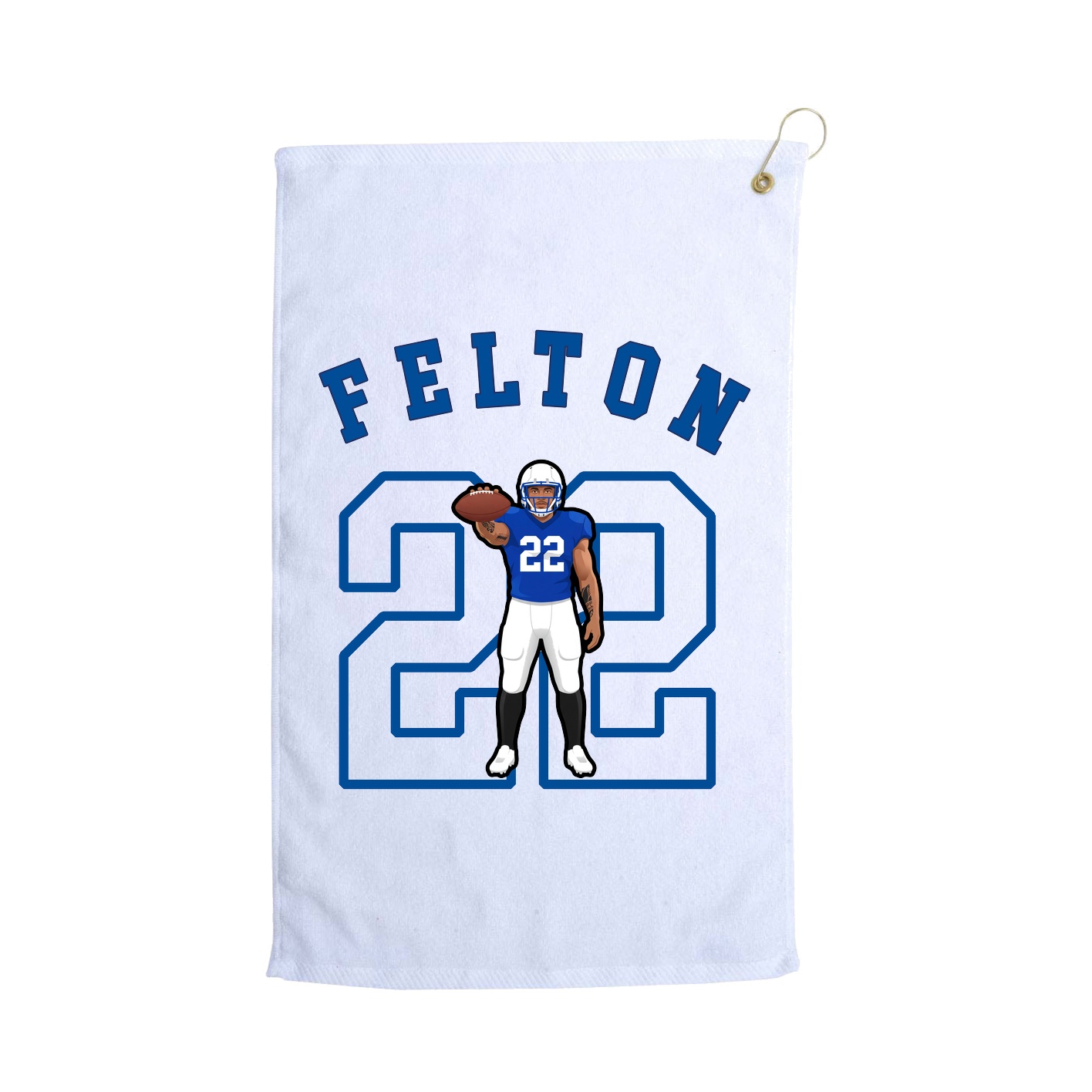 Golf Towel — Shirsey Arch in White