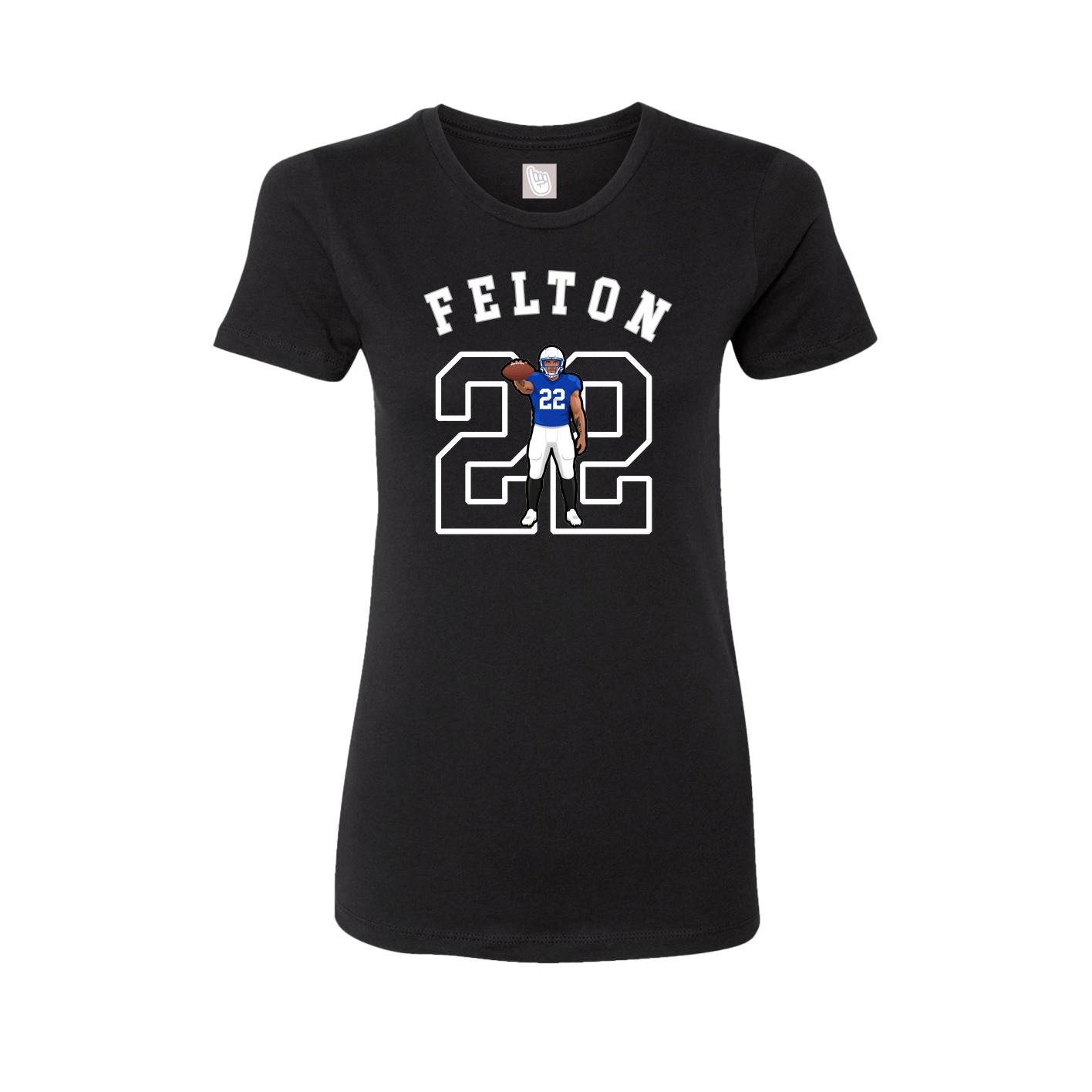 Fitted Women's Tee — Shirsey Arch in Black