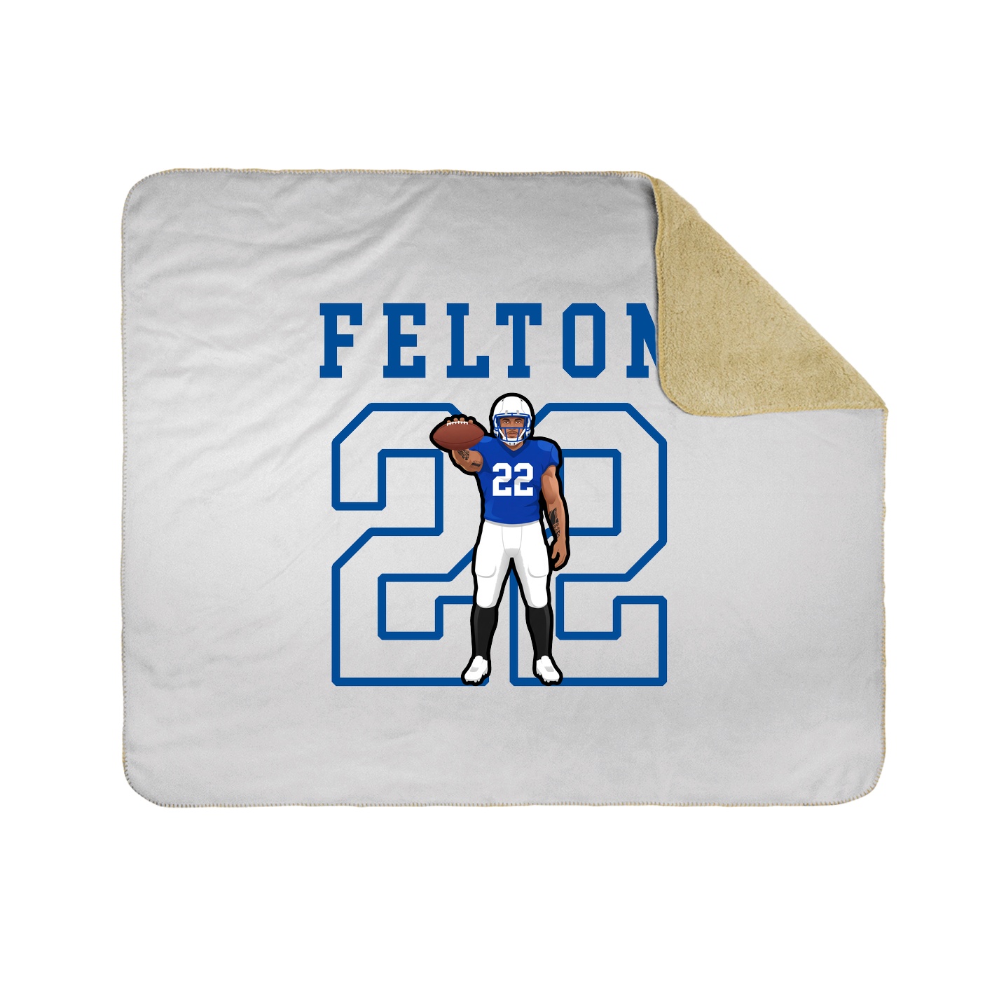 Throw Blanket — Shirsey in White
