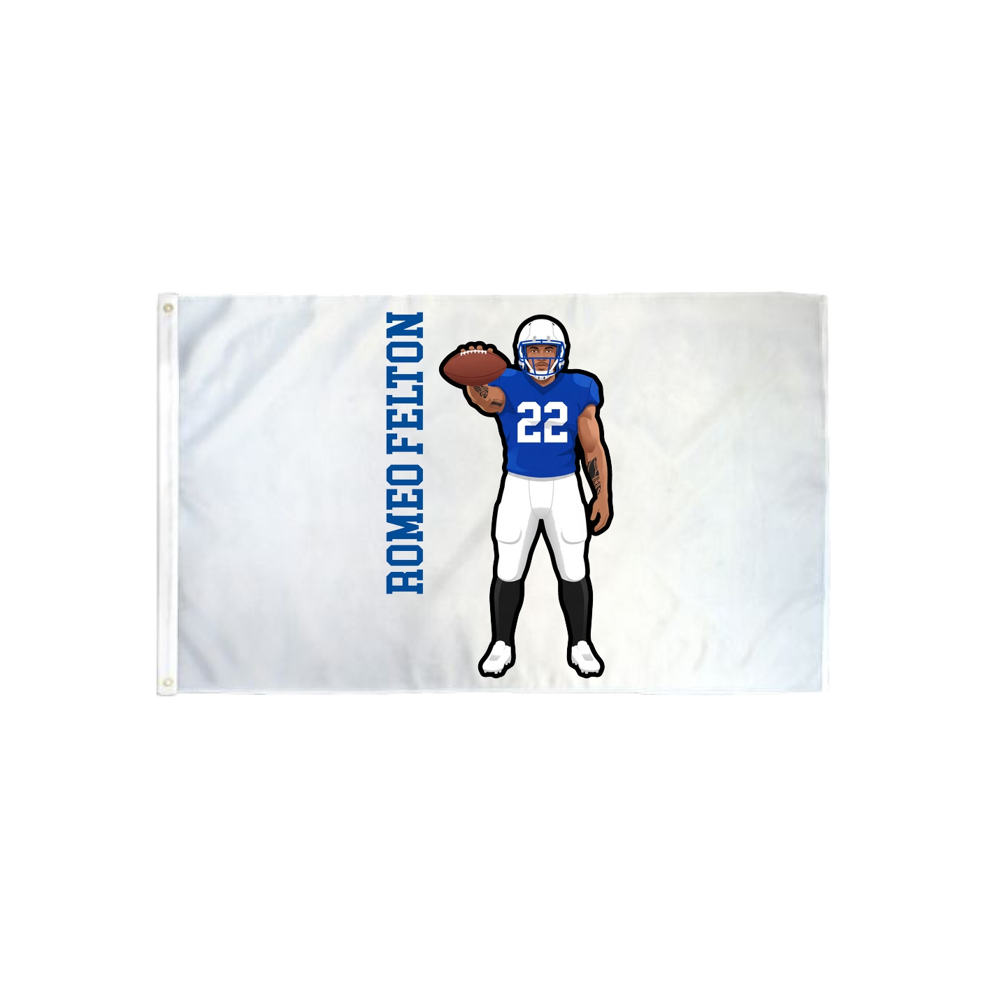 3x5 Flag — Name Vertical in Classic