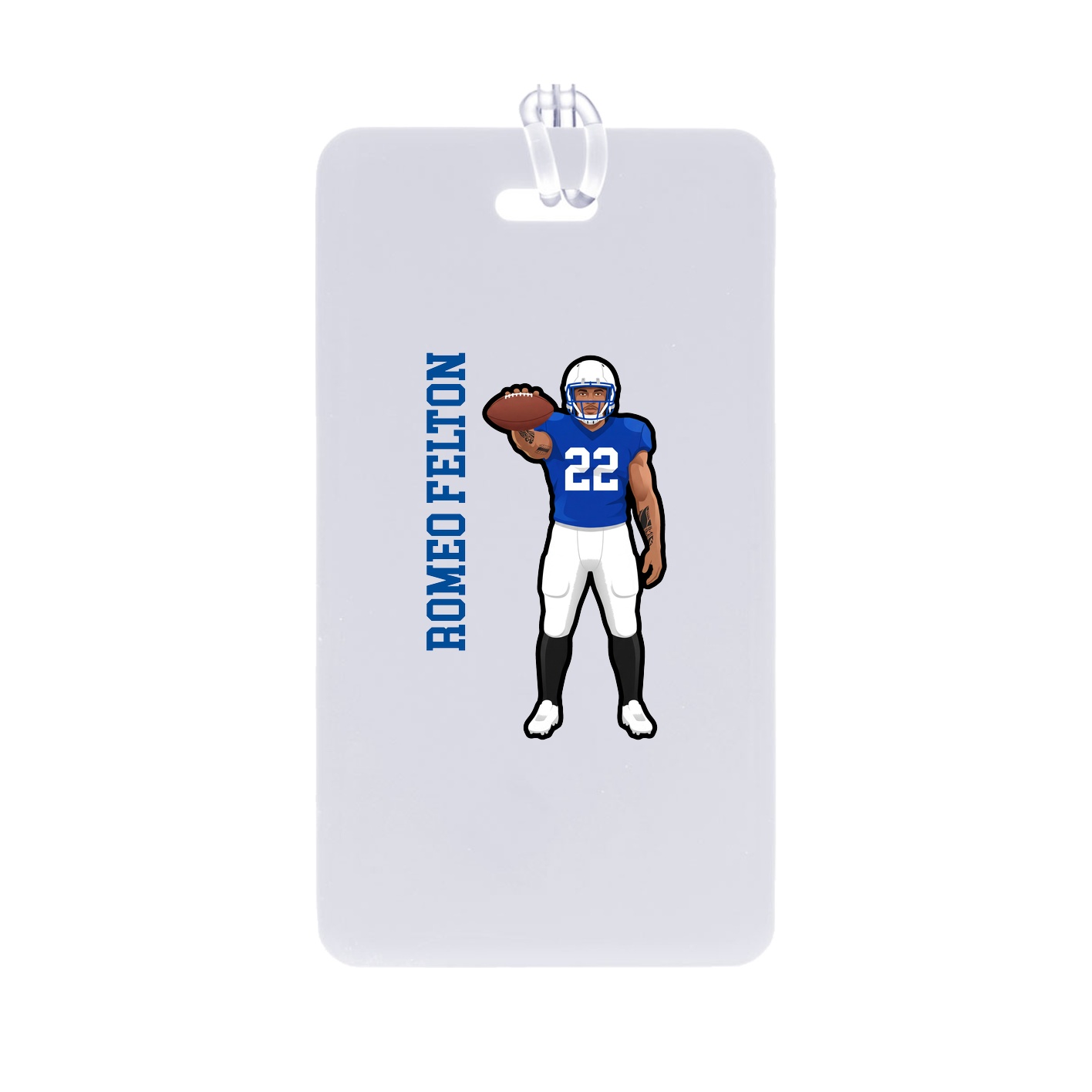 Bag Tag — Name Vertical in Classic