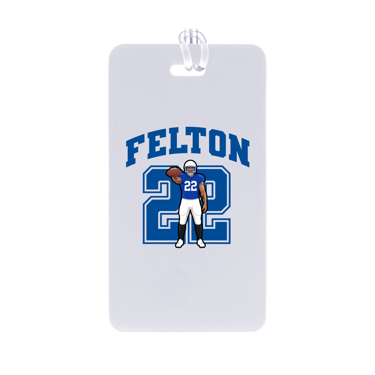 Bag Tag — Number in Classic