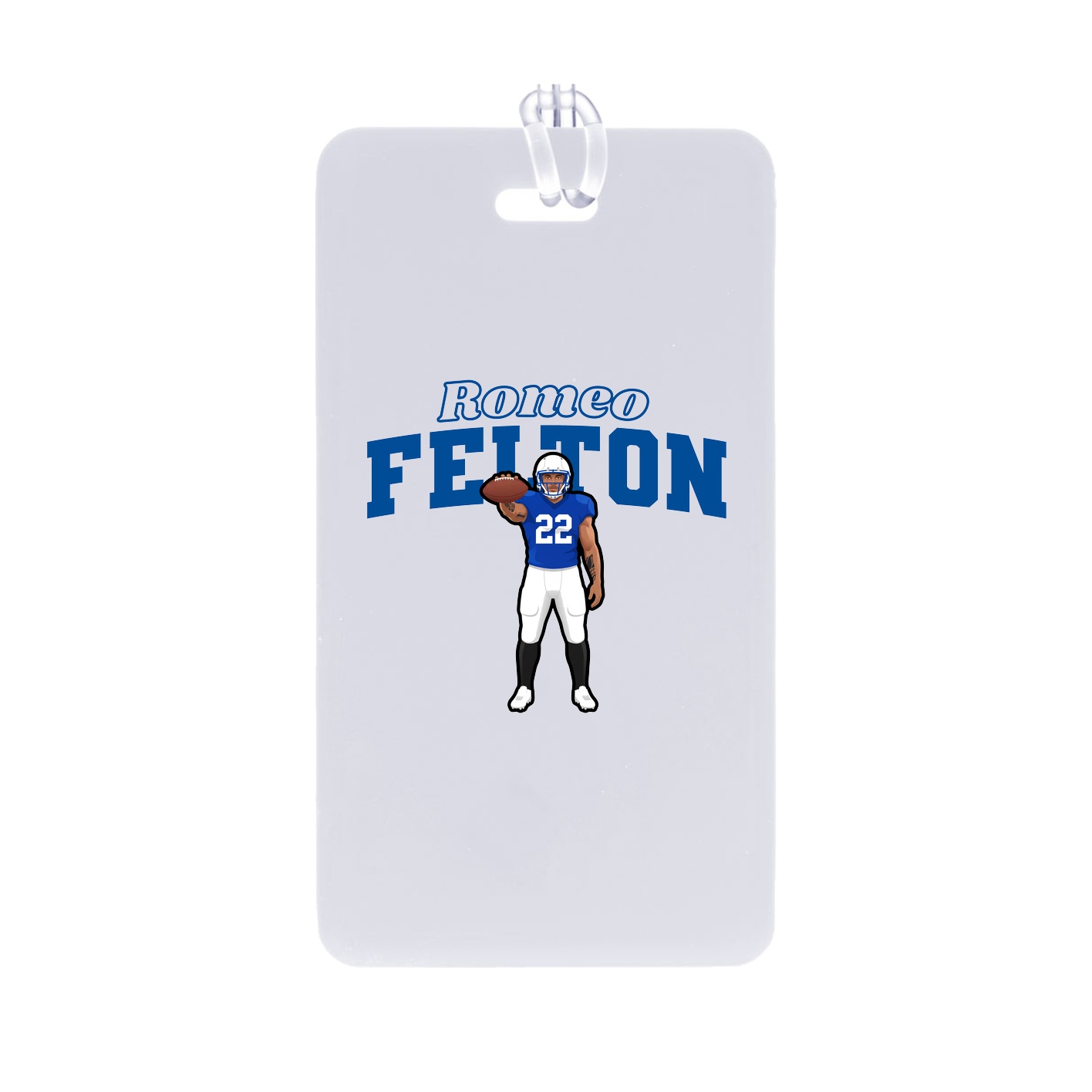Bag Tag — Name Arch in Classic