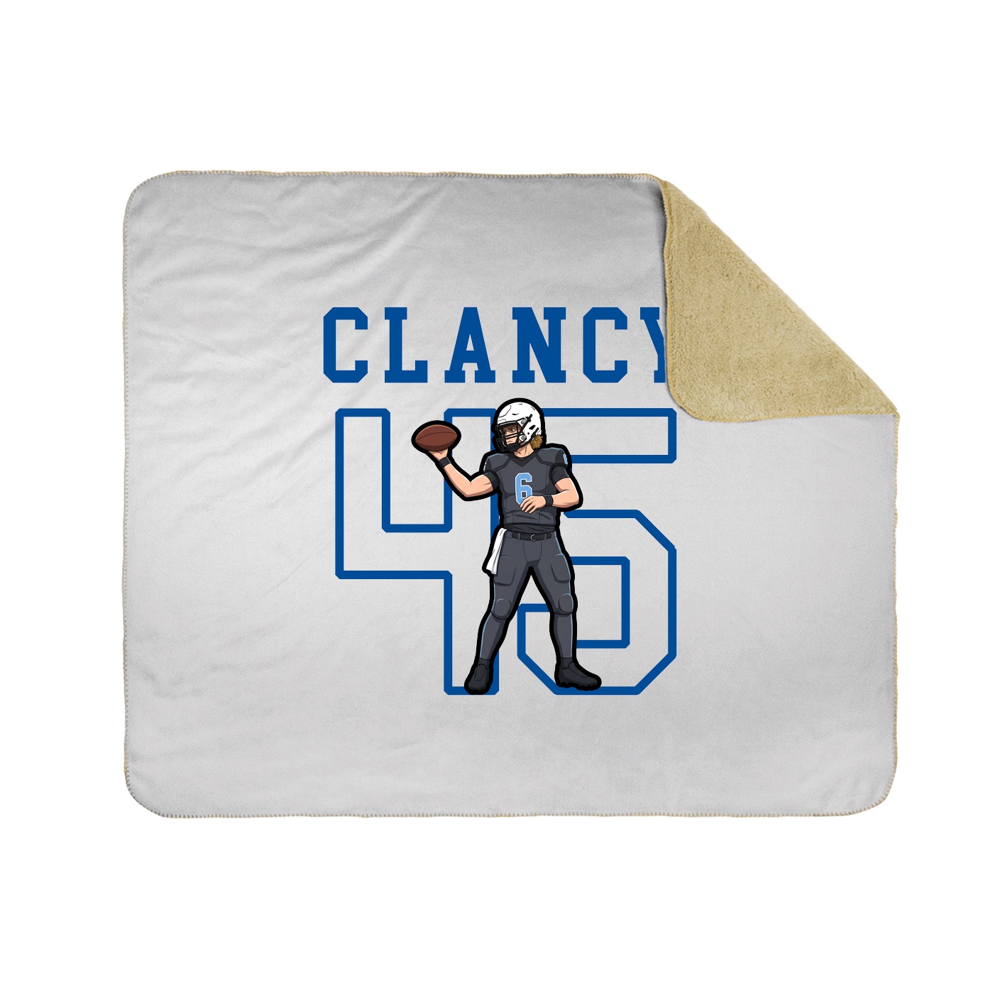 Throw Blanket — Shirsey in White
