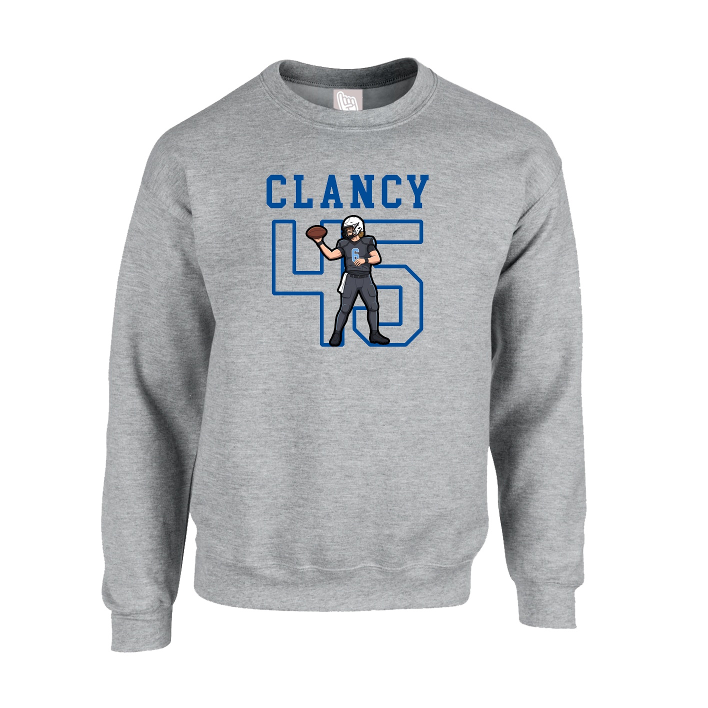 Fleece Crew — Shirsey in Grey