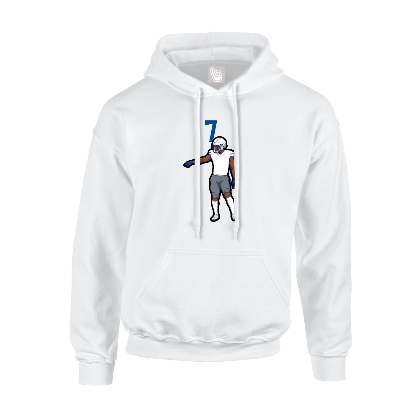 Hoodie — Classic in White