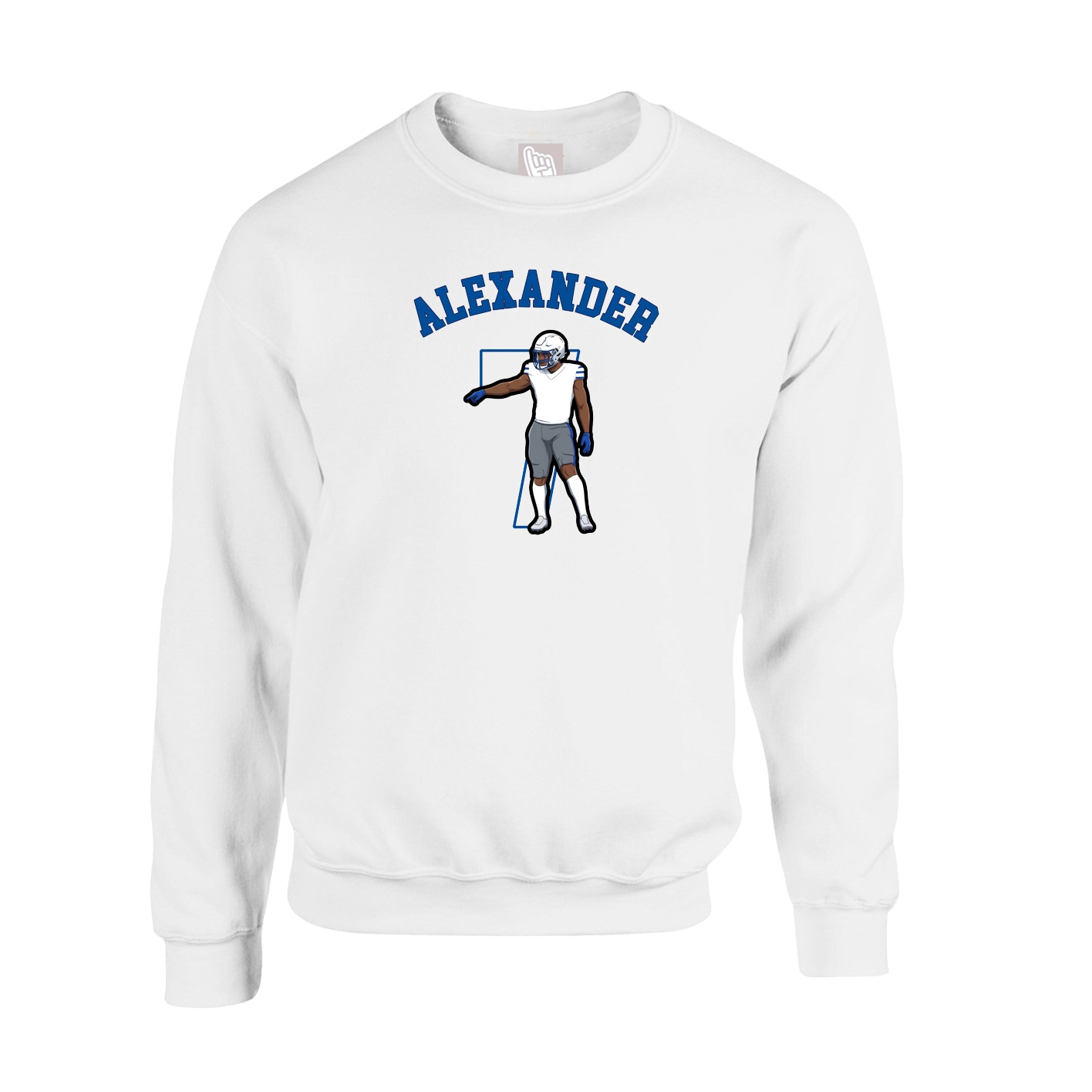 Fleece Crew — Classic in White