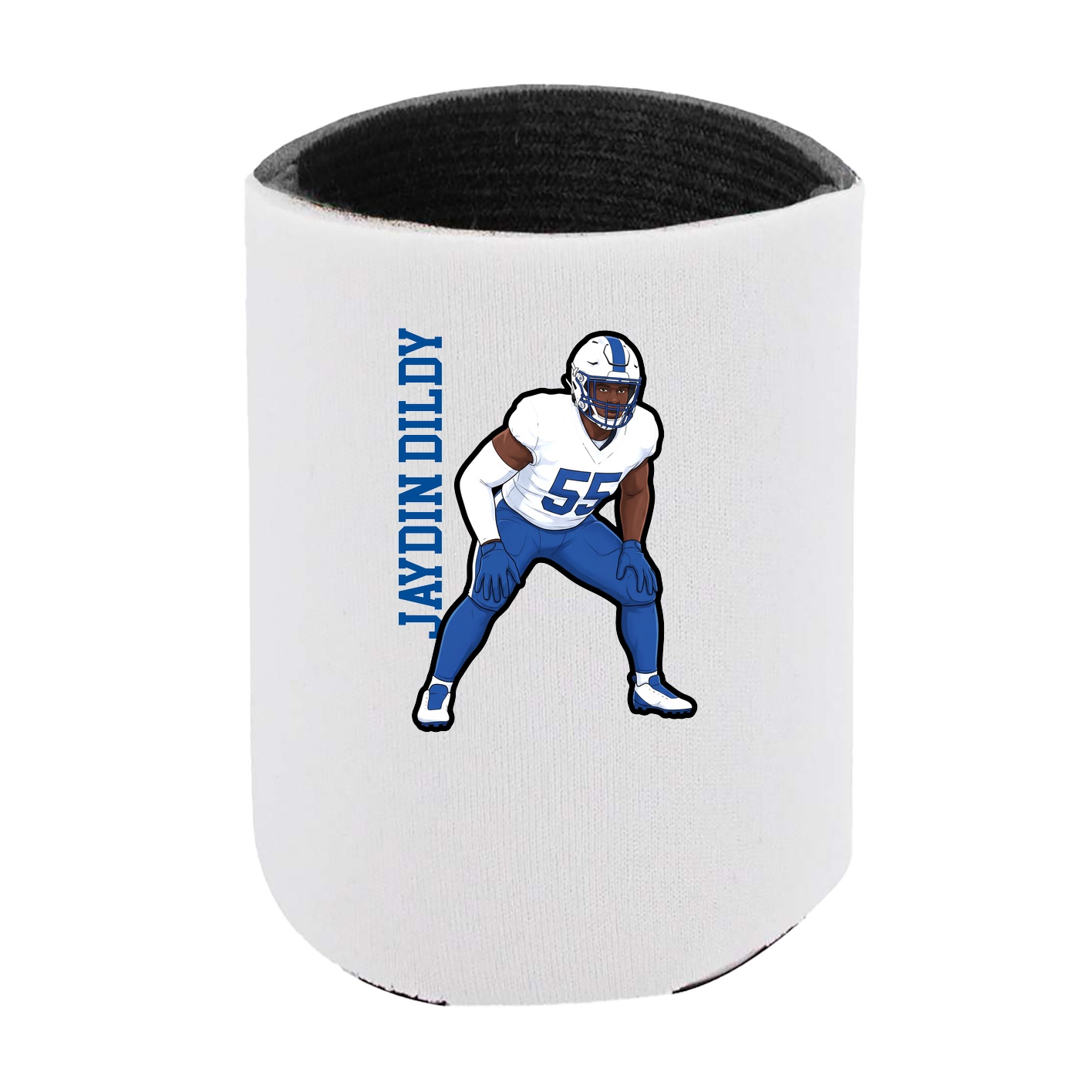 Can Holder — Name Vertical in White