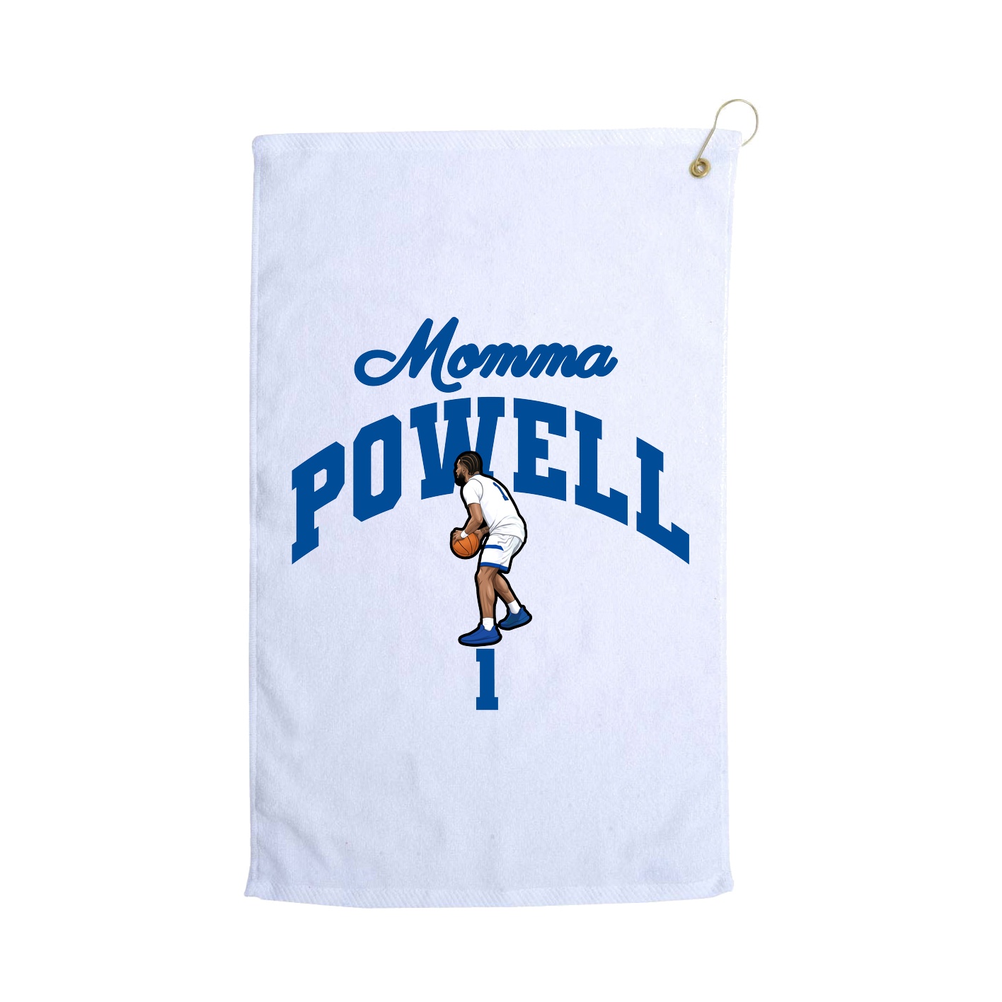 Golf Towel — Mothers Day Arch in White