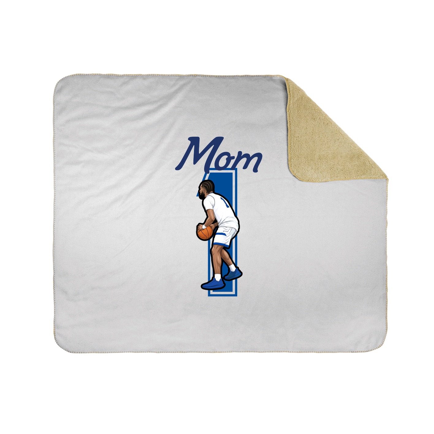 Throw Blanket — Mothers Day Shirsey in White
