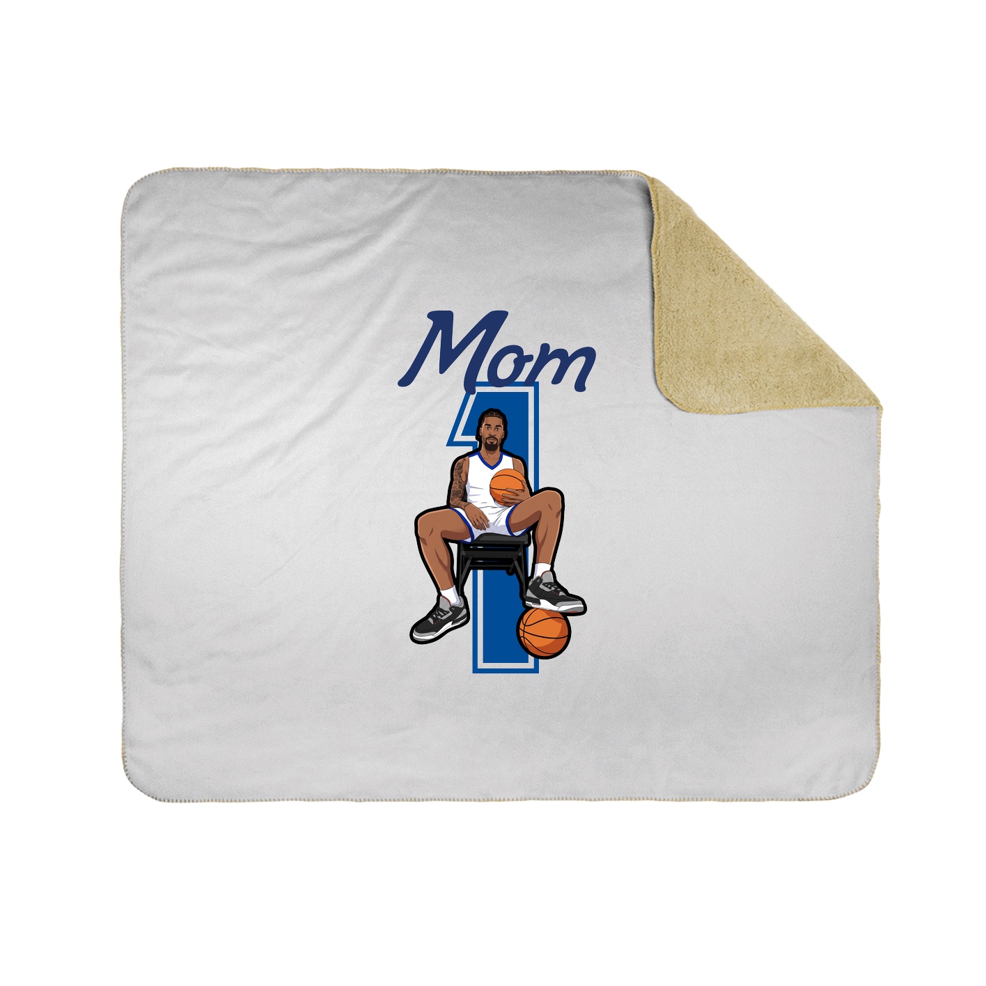 Throw Blanket — Mothers Day Shirsey in White