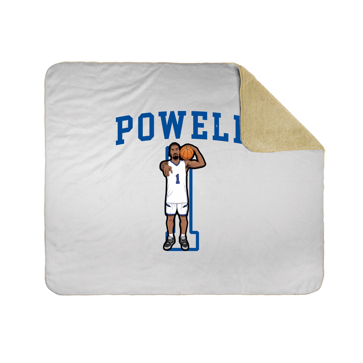 Throw Blanket — Shirsey in White