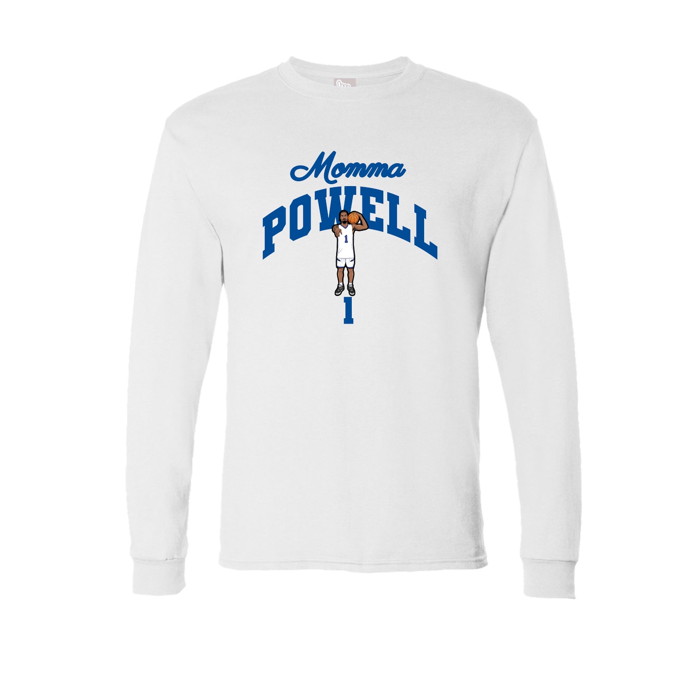 Long Sleeve Tee — Mothers Day Arch in White