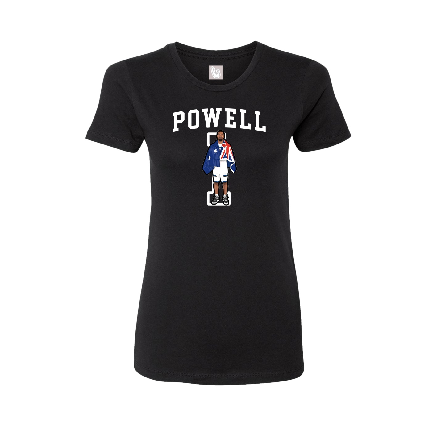 Fitted Women's Tee — Shirsey in Black