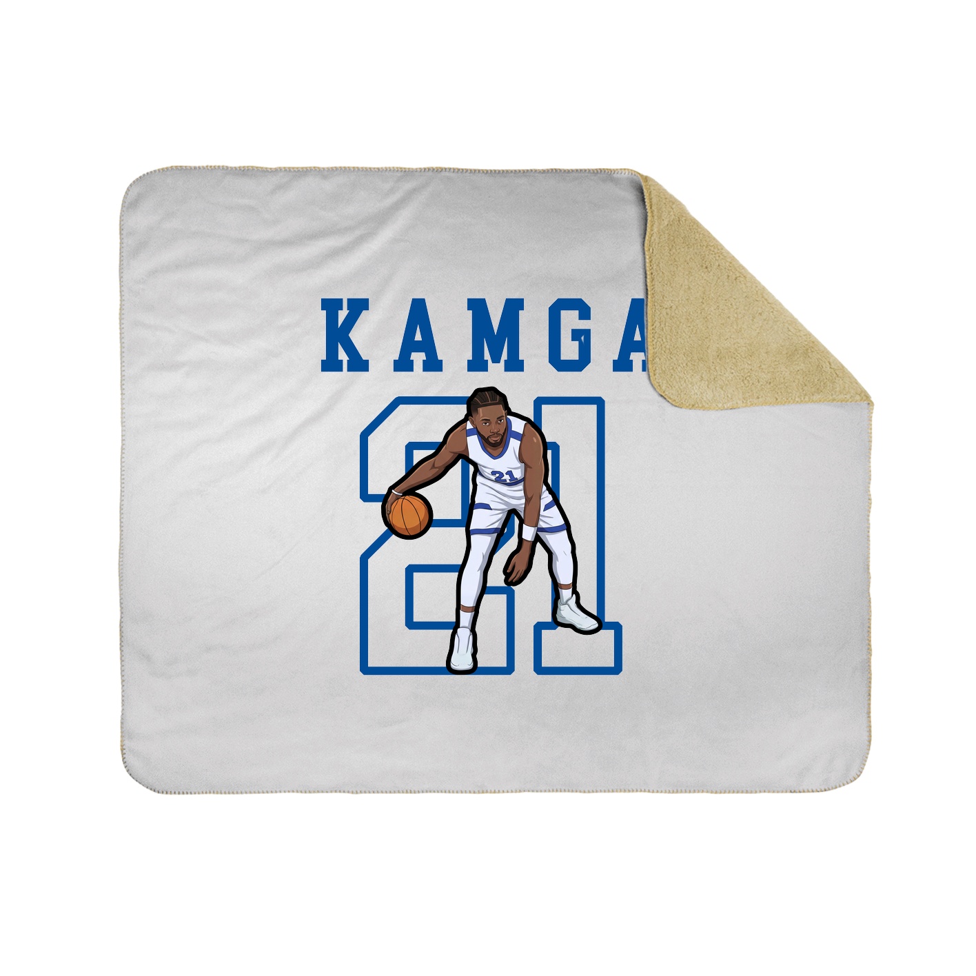 Throw Blanket — Shirsey in White