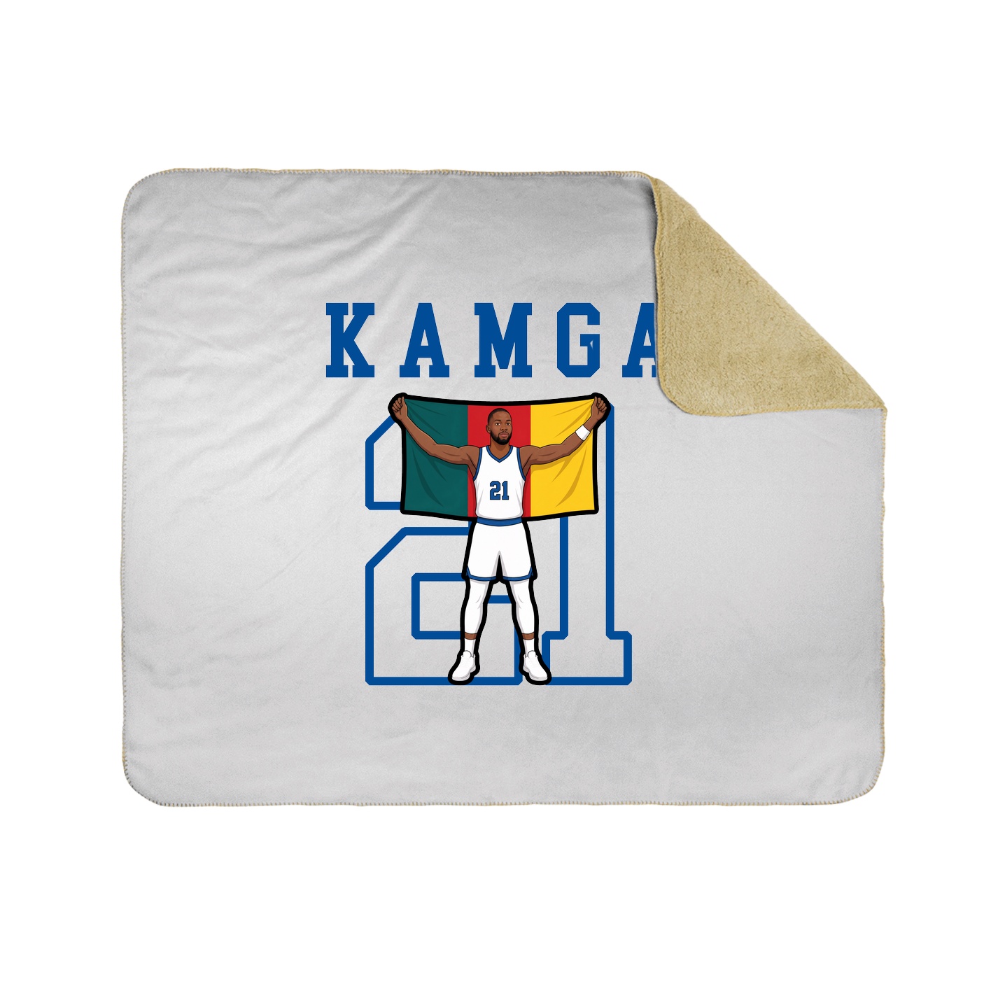 Throw Blanket — Shirsey in White