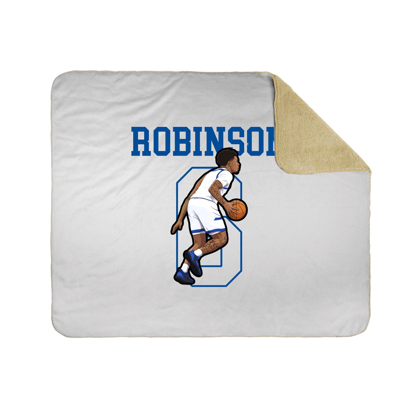 Throw Blanket — Shirsey in White