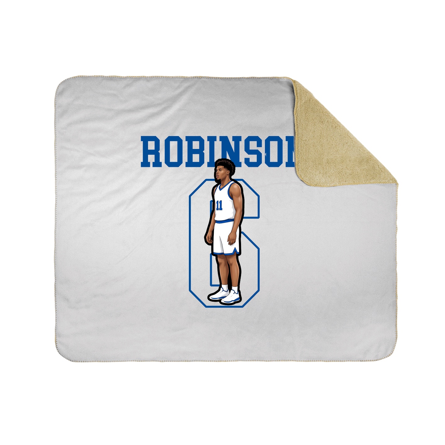Throw Blanket — Shirsey in White