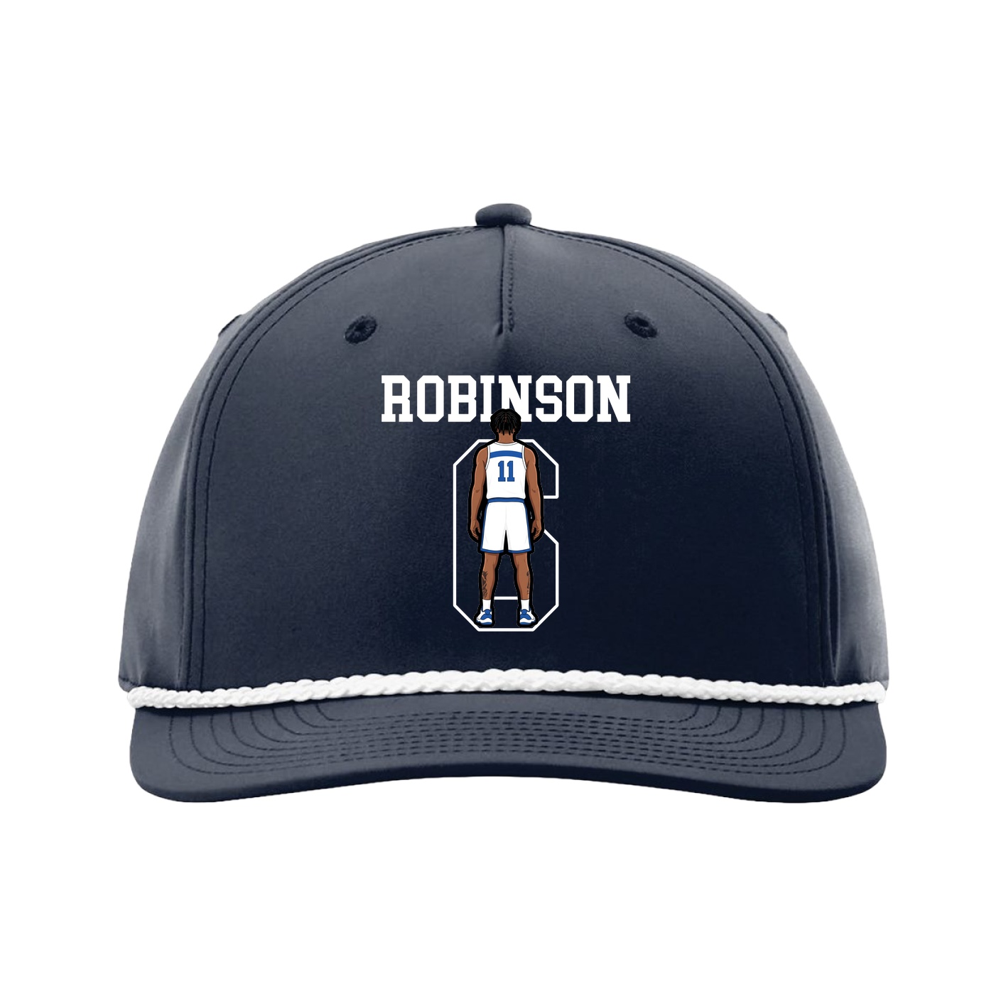 Five-Panel Classic Rope Cap — Shirsey in Navy