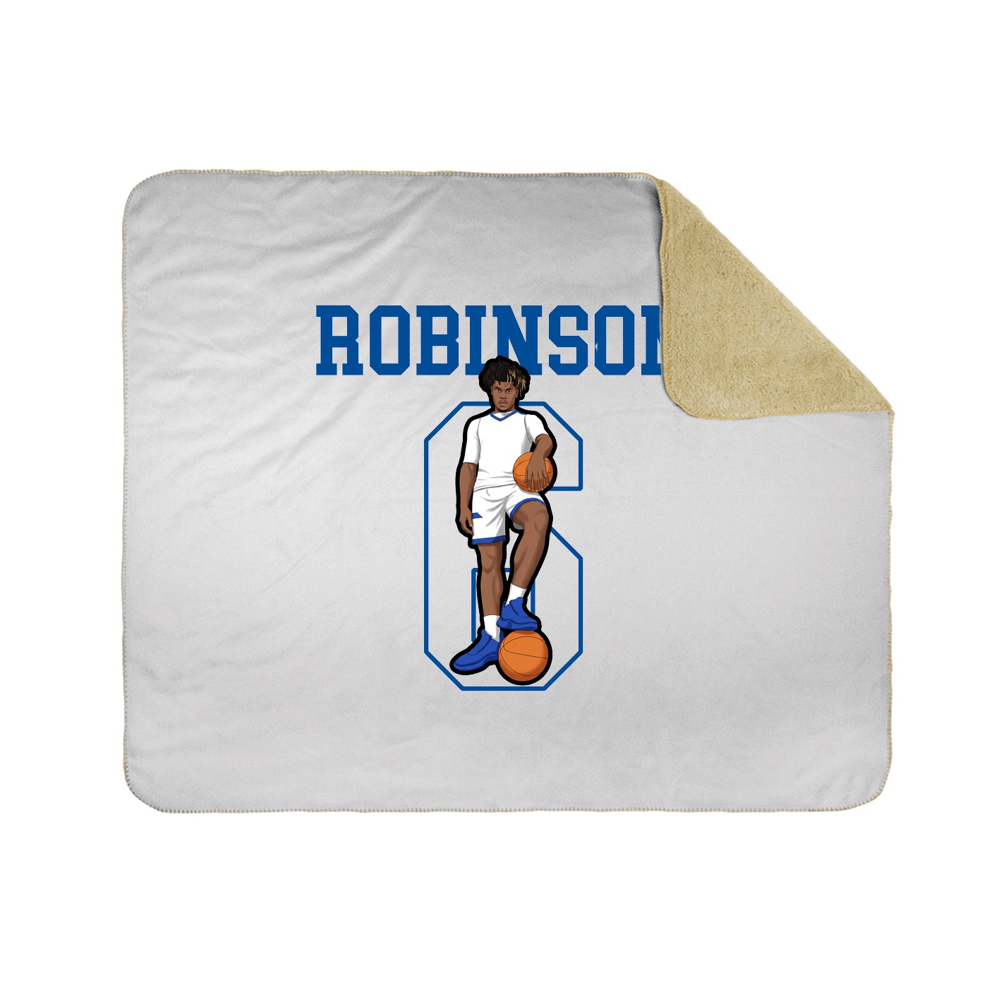 Throw Blanket — Shirsey in White