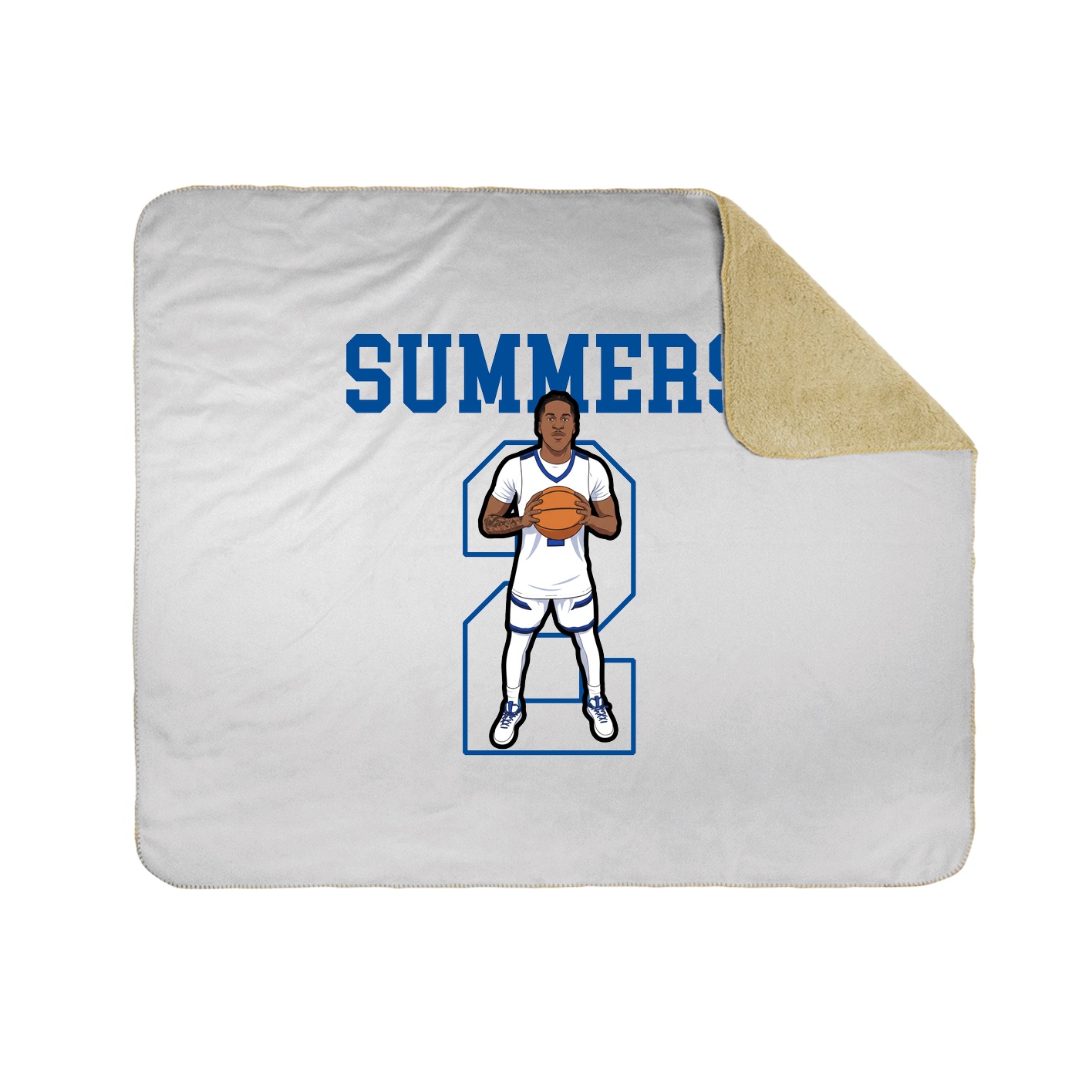 Throw Blanket — Shirsey in White