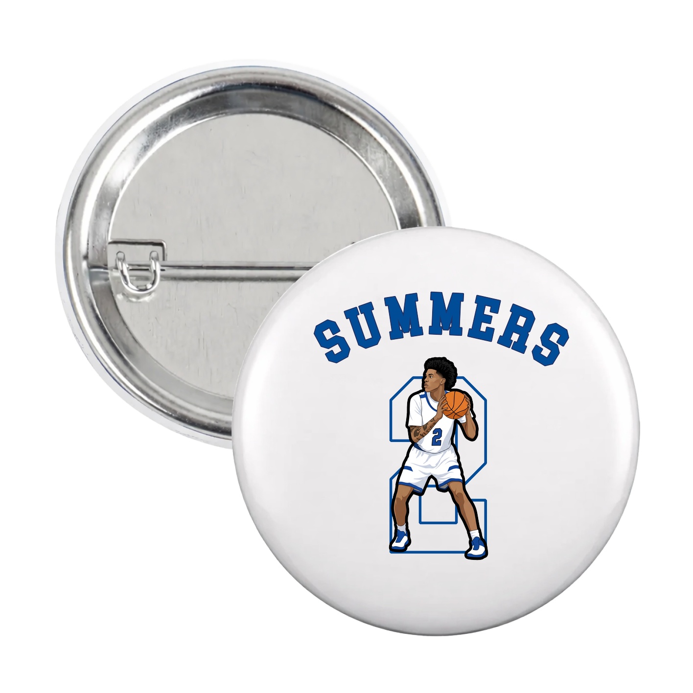 Game Day Button — Shirsey Arch in White