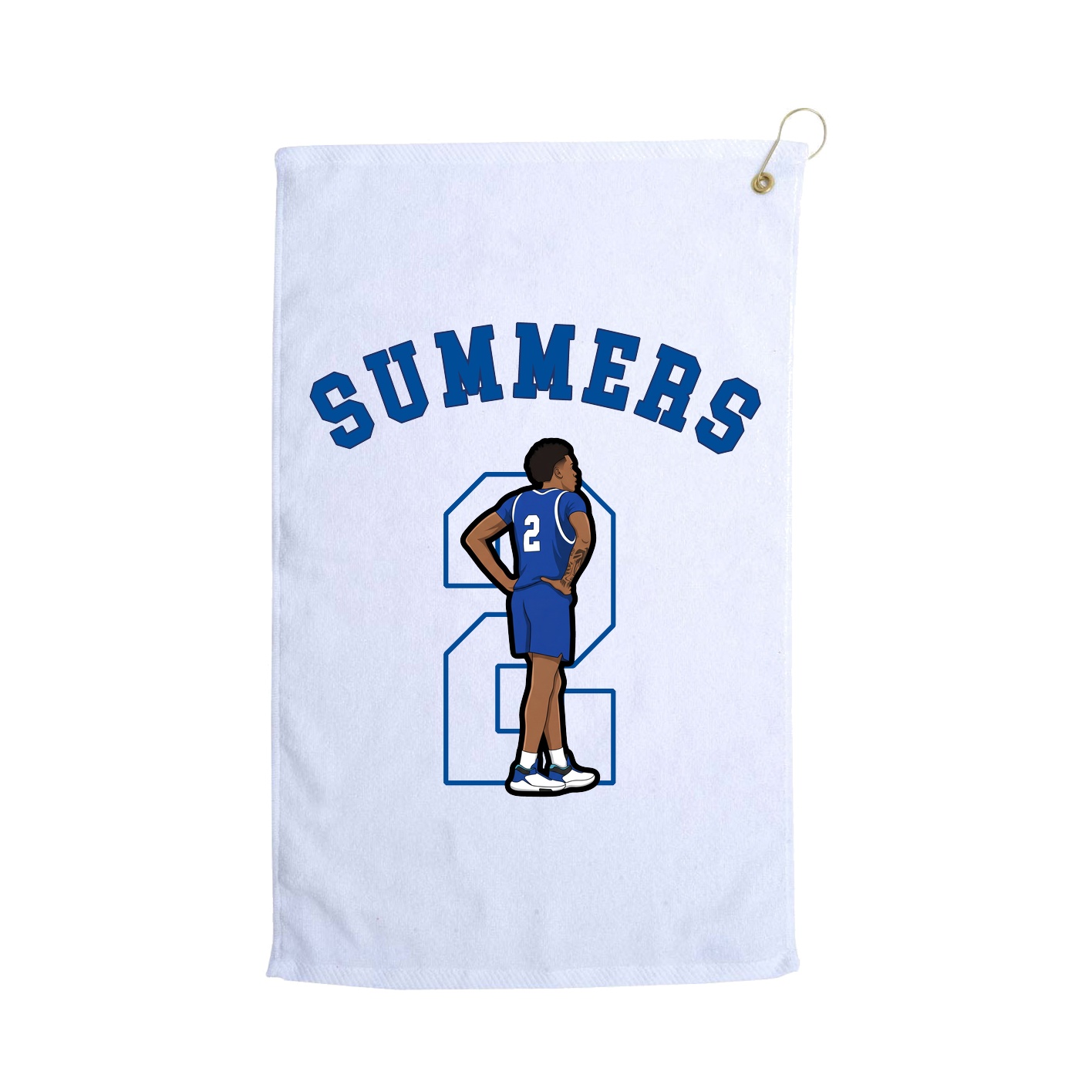 Golf Towel — Shirsey Arch in White